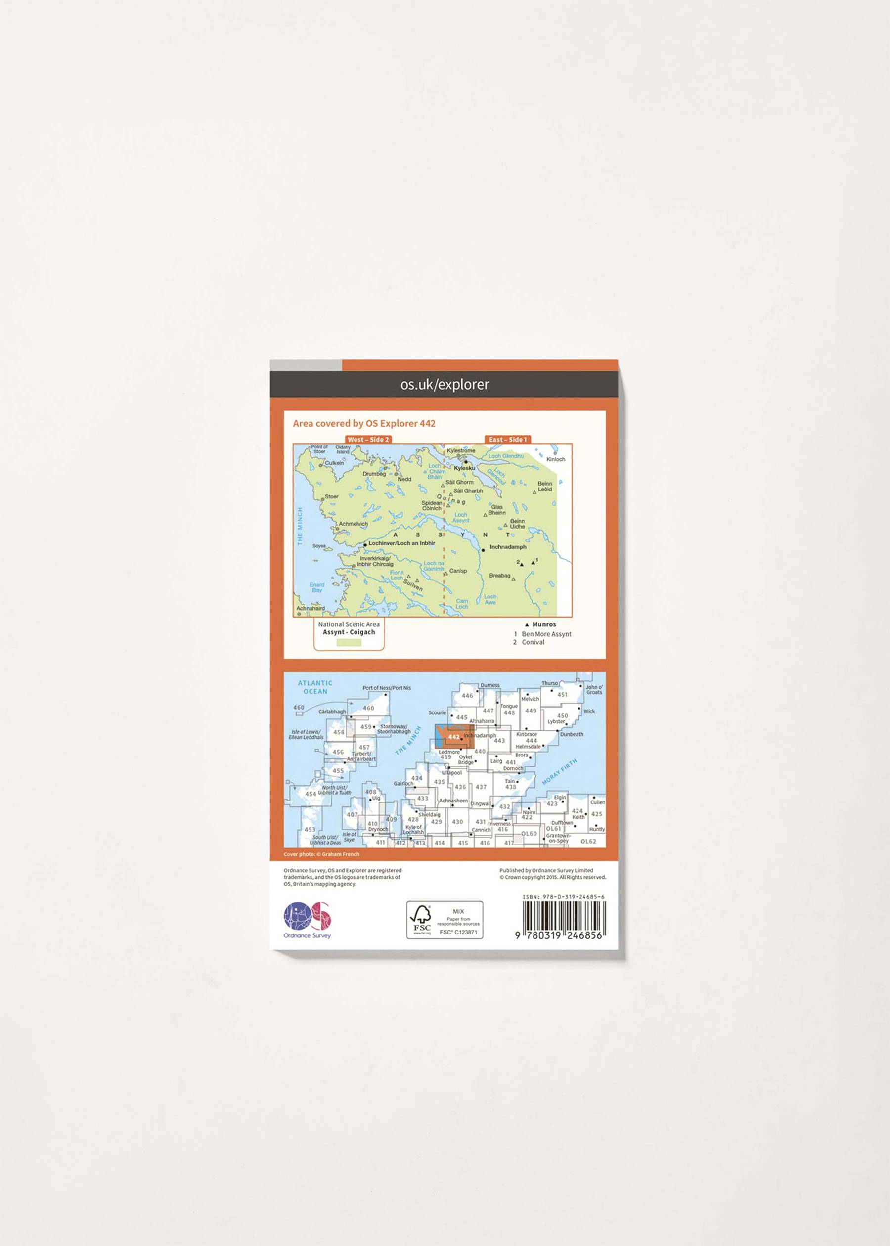 Image - 2 - Assynt & Lochinver - OS Explorer 442 Map