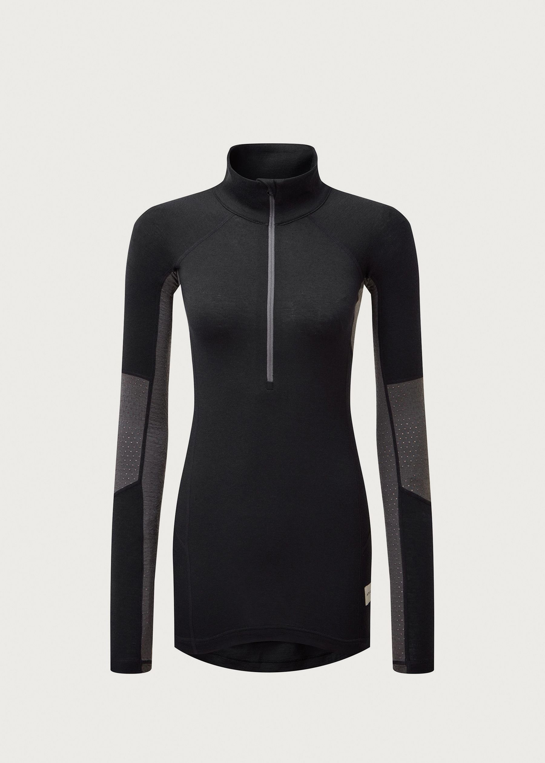 Image - 1 - Darkhorse 185 Zoned Merino Long Sleeve Zip Neck