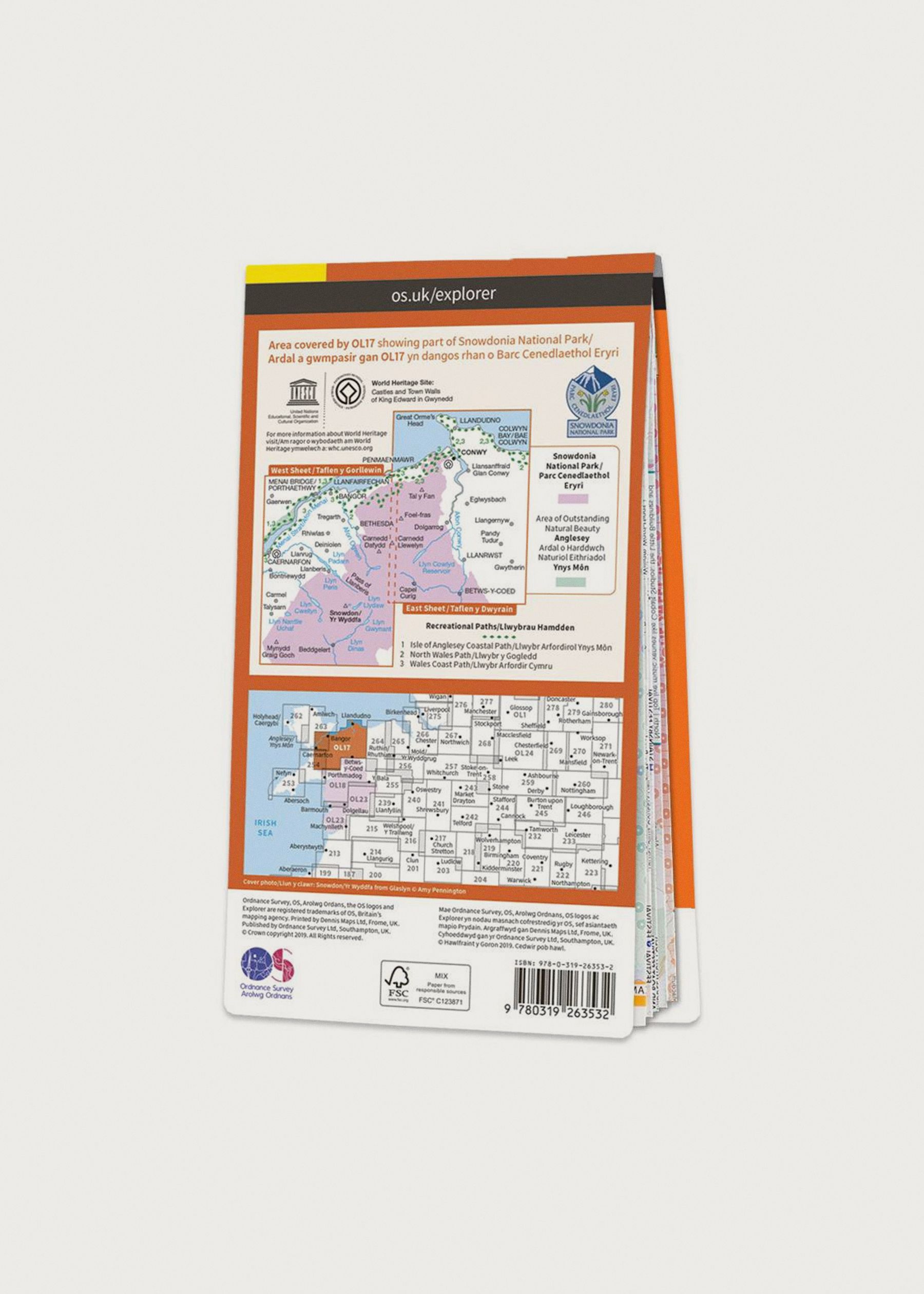 Image - 2 - Snowdon - OS Explorer Active OL17 Map