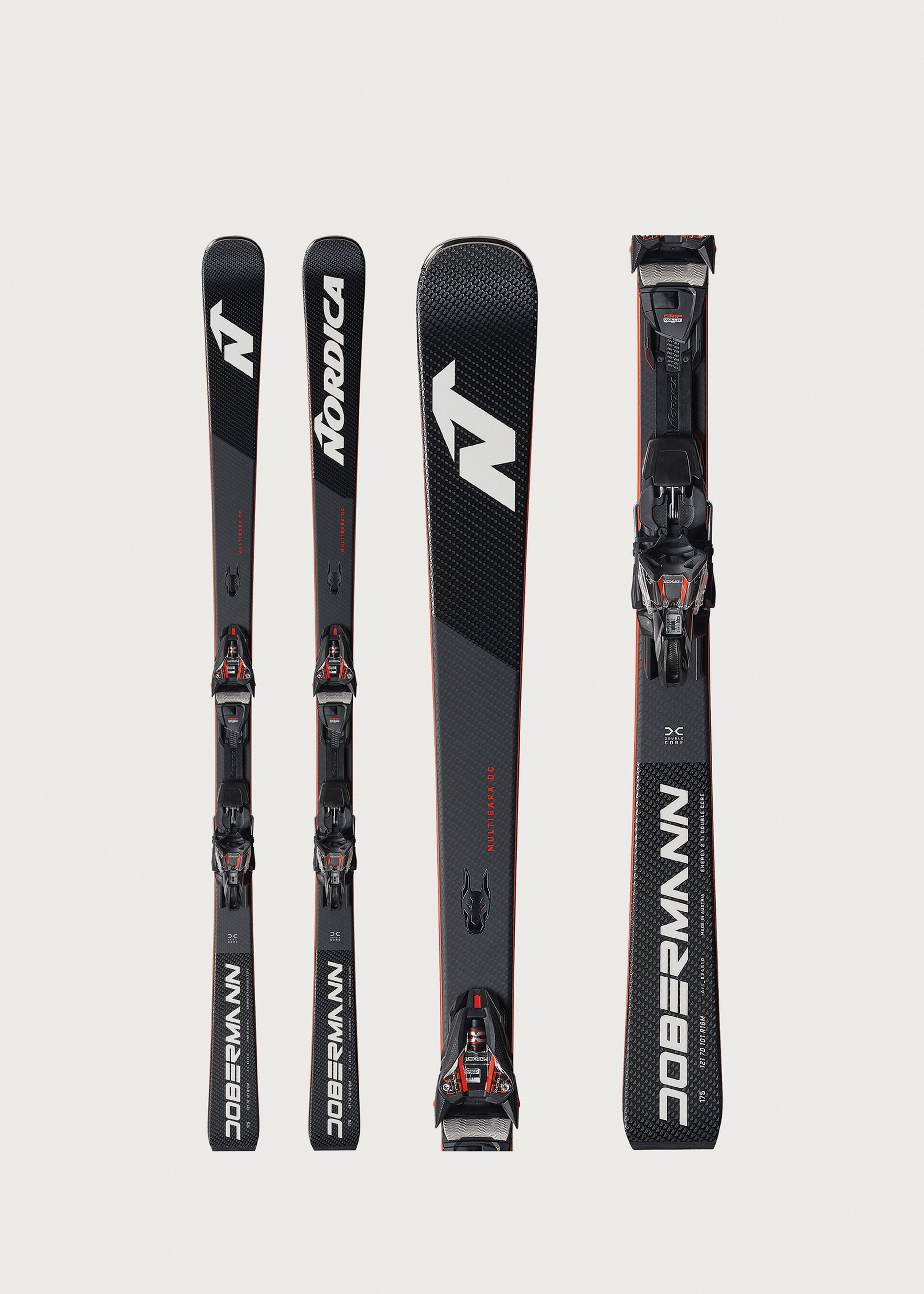 Nordica Dobermann Multigarra DC Skis + Xcell 14 FDT Bindings