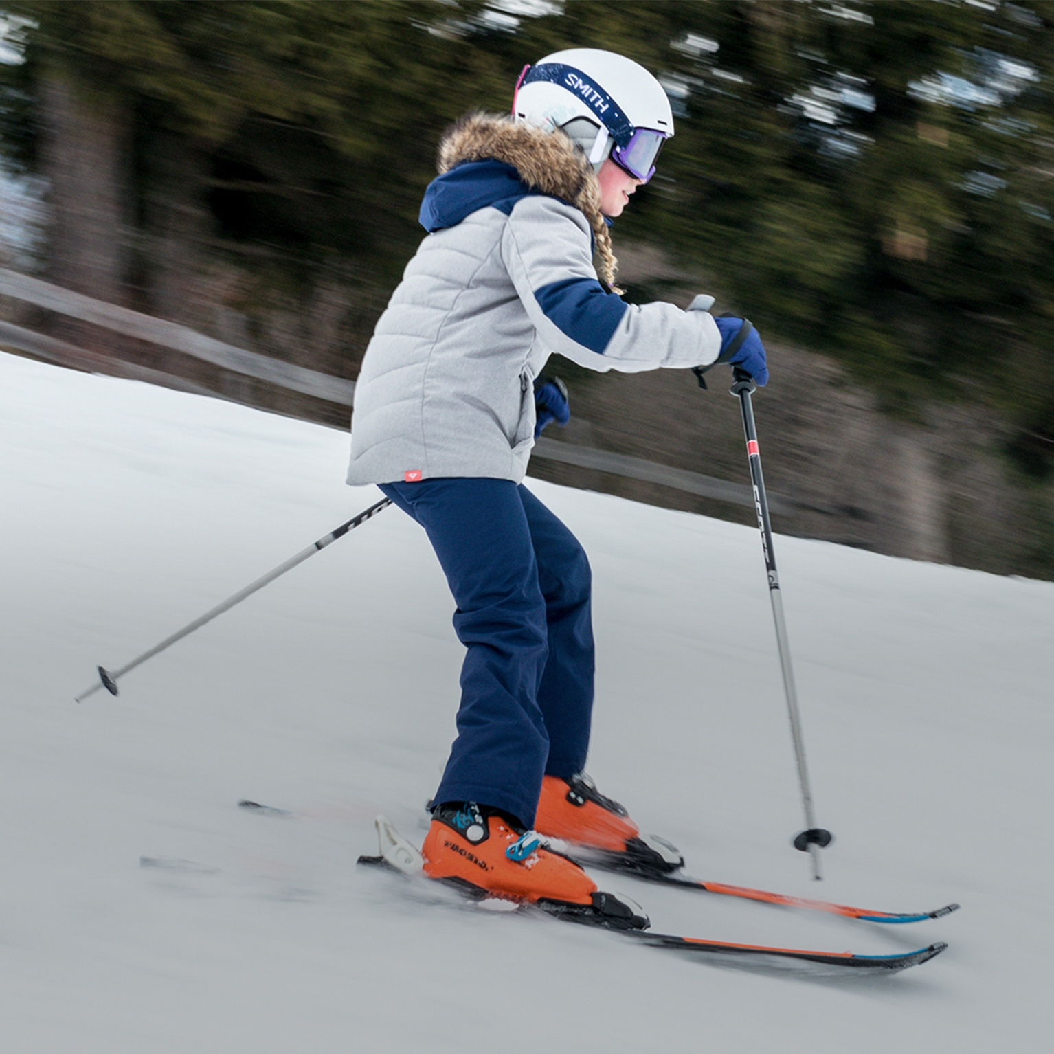 Image of What age can children start skiing?