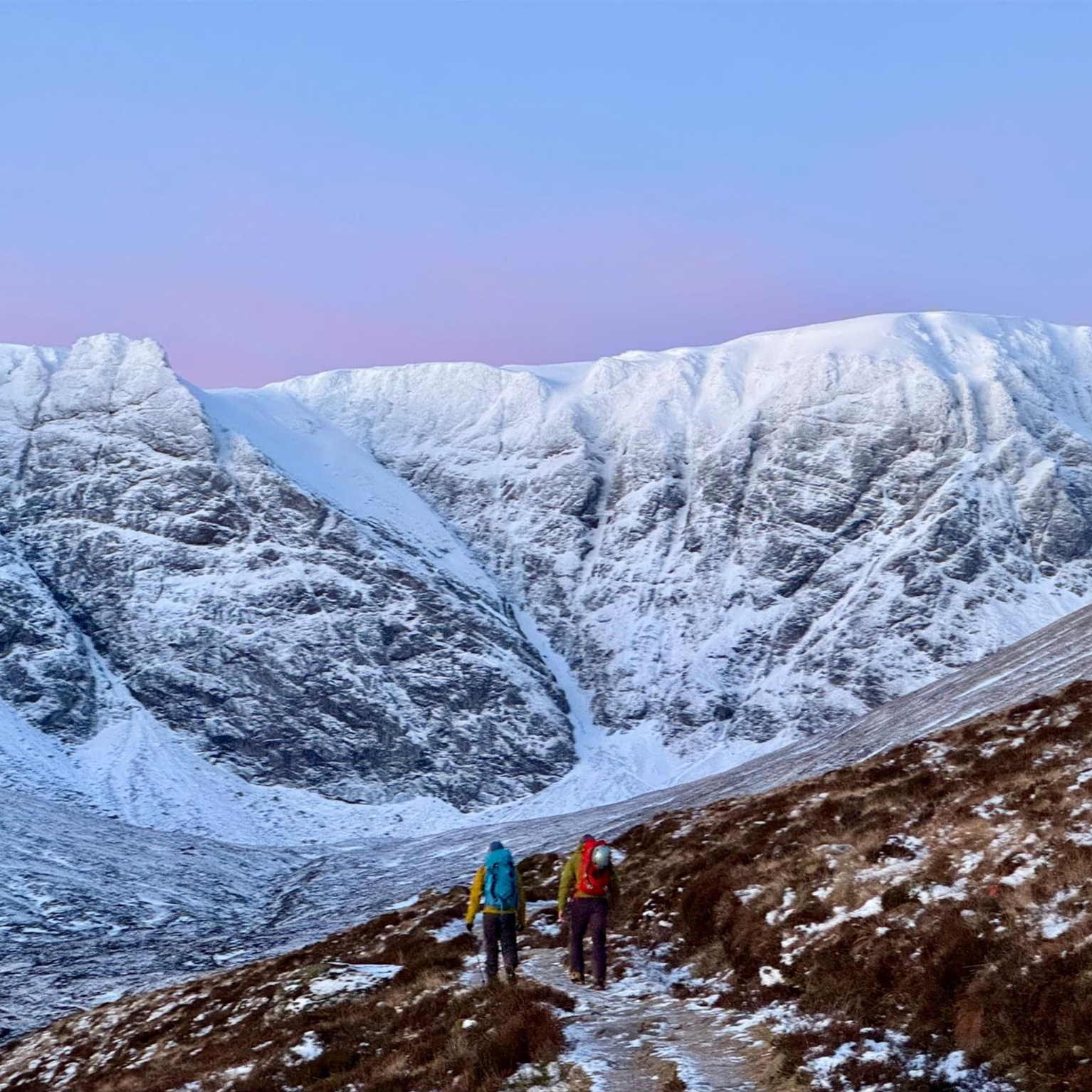 Image of Winter Ice Climbing Smiths Gully, Creag Meagaidh
