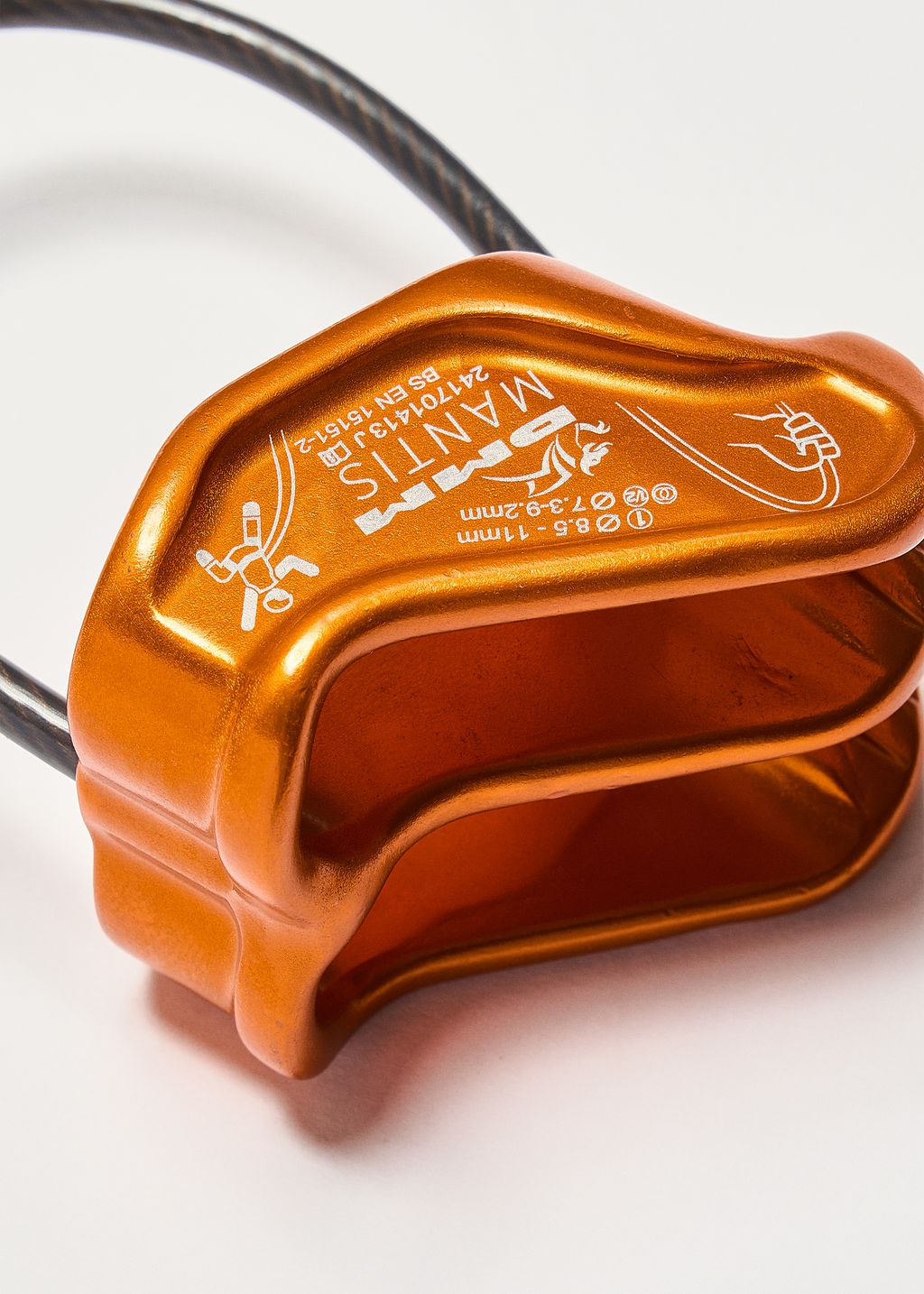 DMM Pivot & Phantom HMS Set Orange – Sicherungsgerät Und Karabiner Für Kletterer, Set In Orange