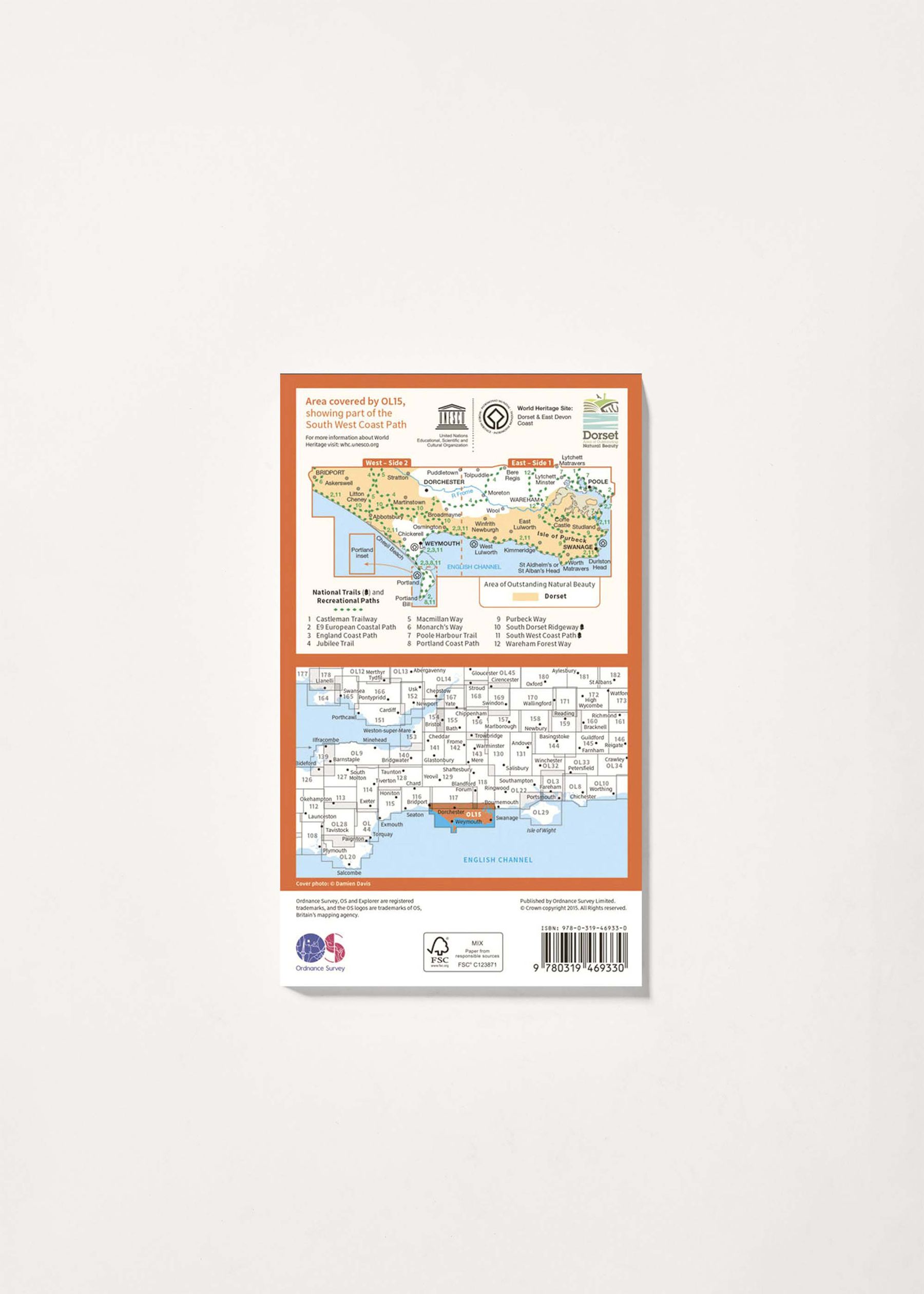 Image - 2 - Purbeck & South Dorset - OS Explorer Active OL15 Map