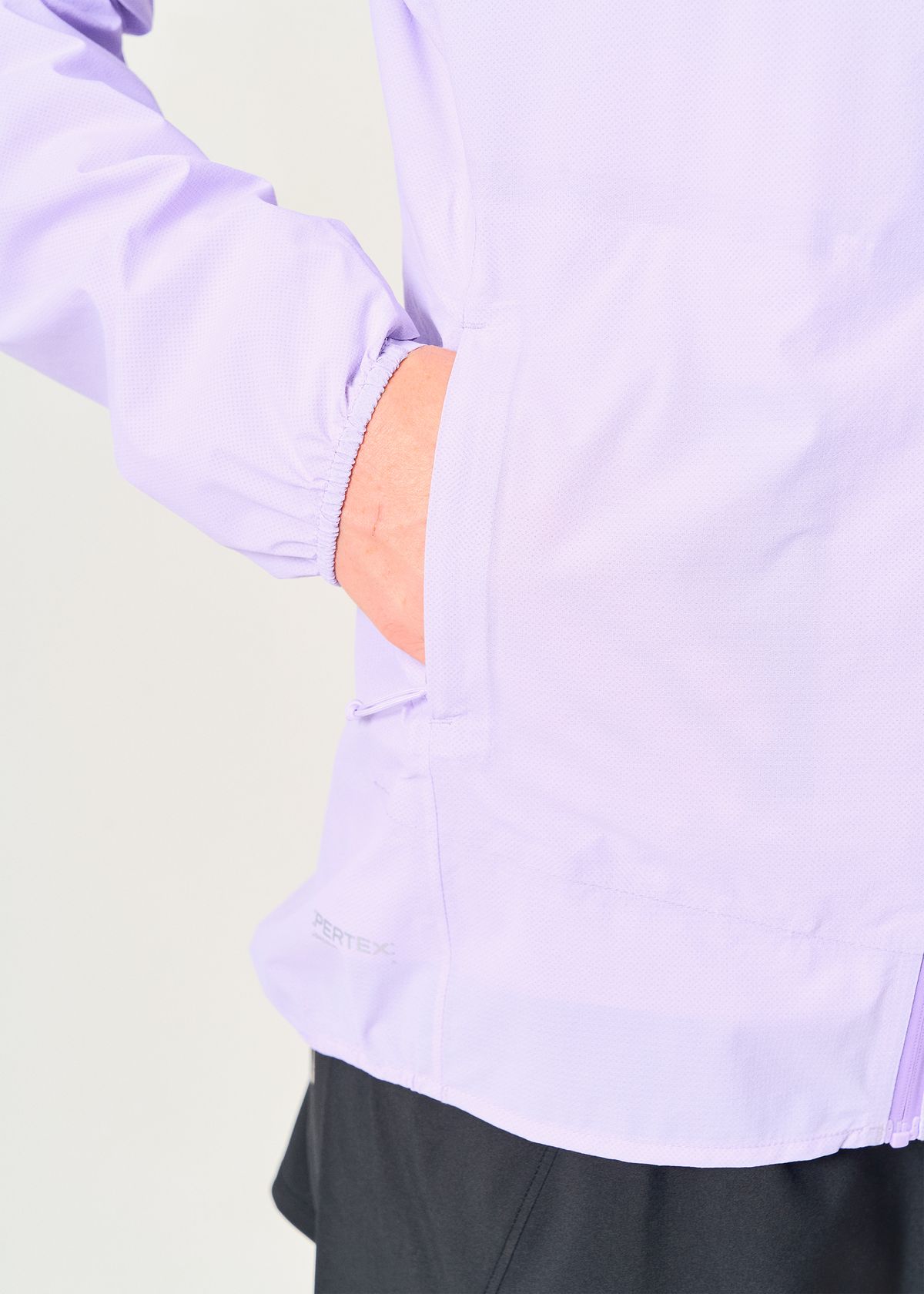 Zipped side pocket