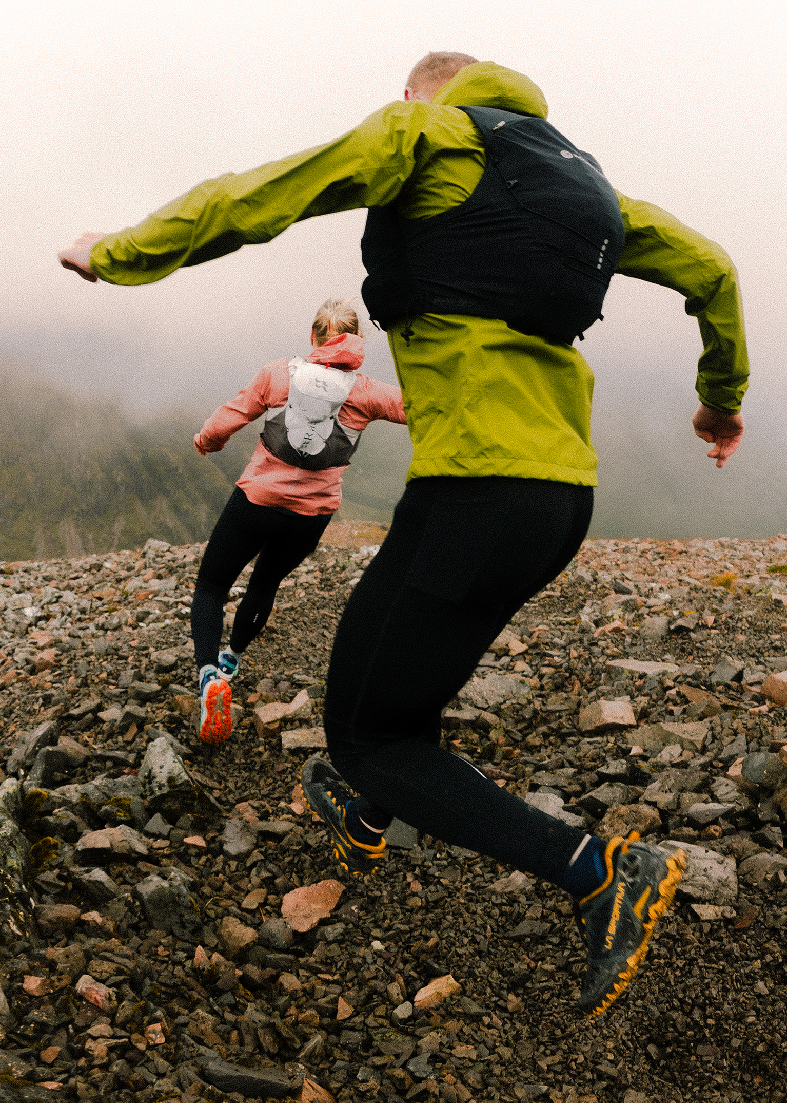 two trail runners