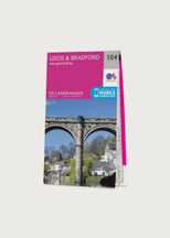 Leeds, Bradford, Harrogate & Ilkley - Landranger 104 Map