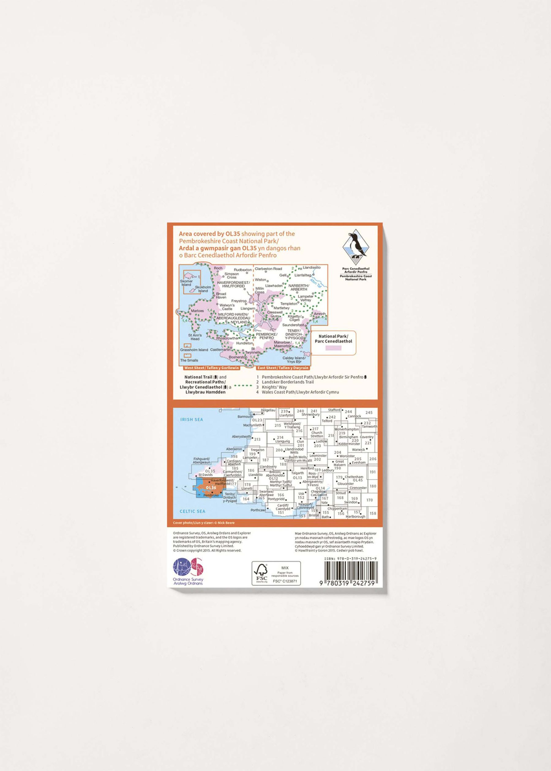 Image - 2 - South Pembrokeshire - OS Explorer OL36 Map