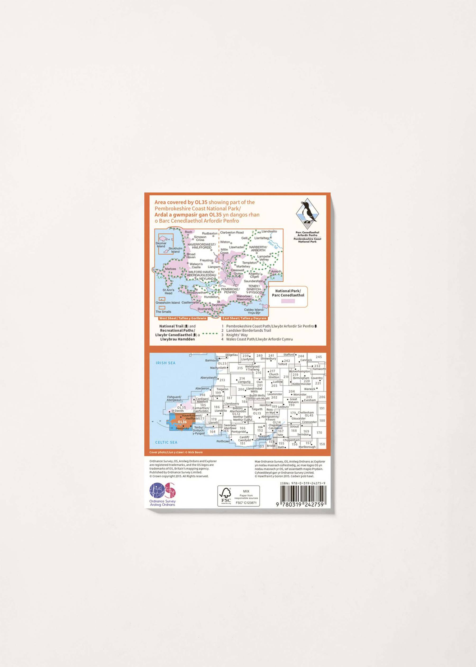 Image - 2 - South Pembrokeshire - OS Explorer OL36 Map