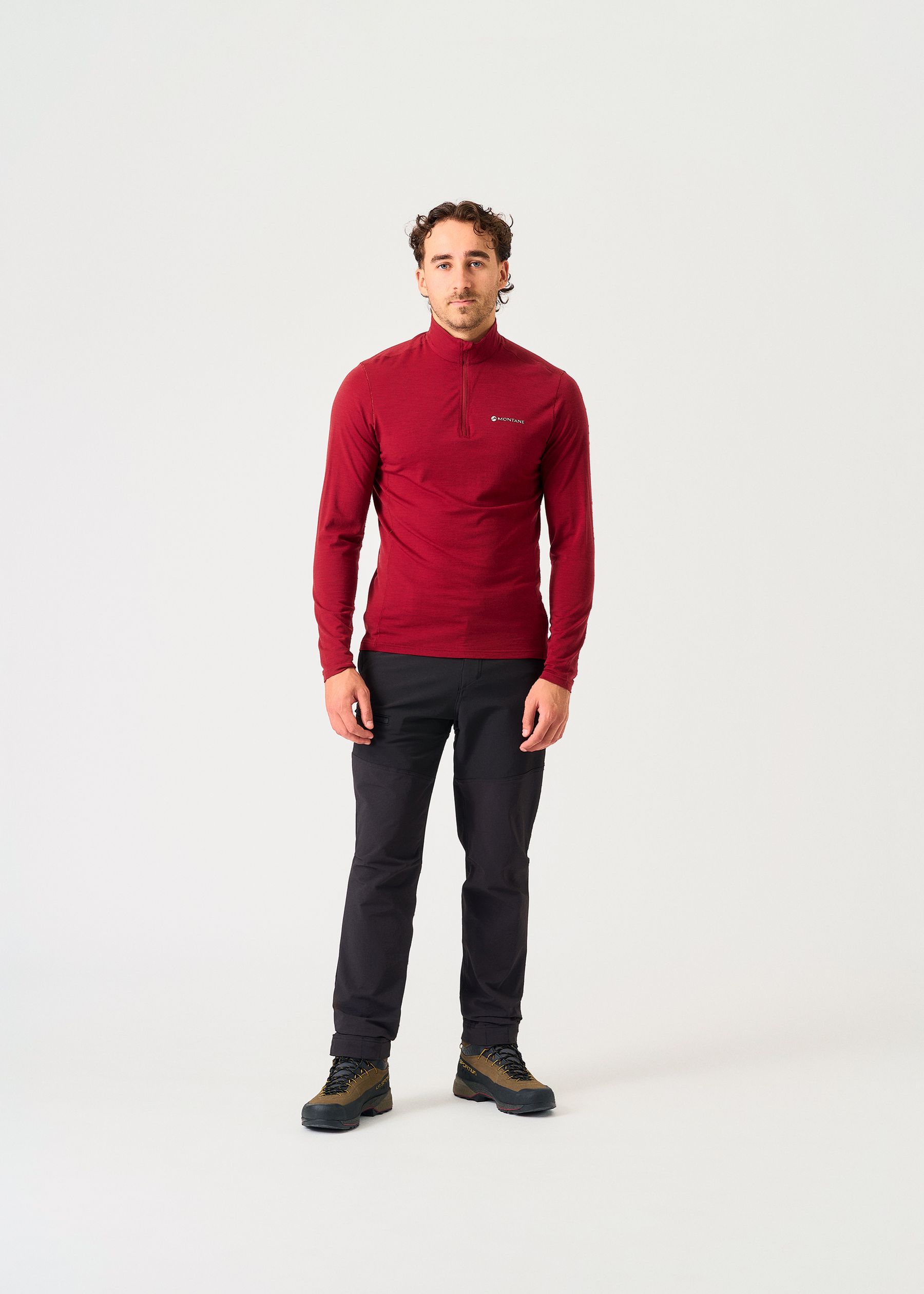 Image - 2 - Malli Long Sleeve Merino Zip T Shirt