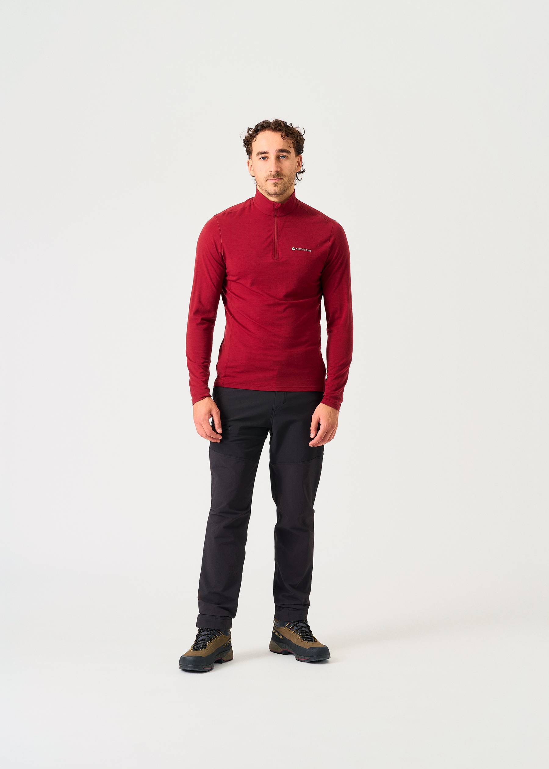 Image - 2 - Malli Long Sleeve Merino Zip T Shirt