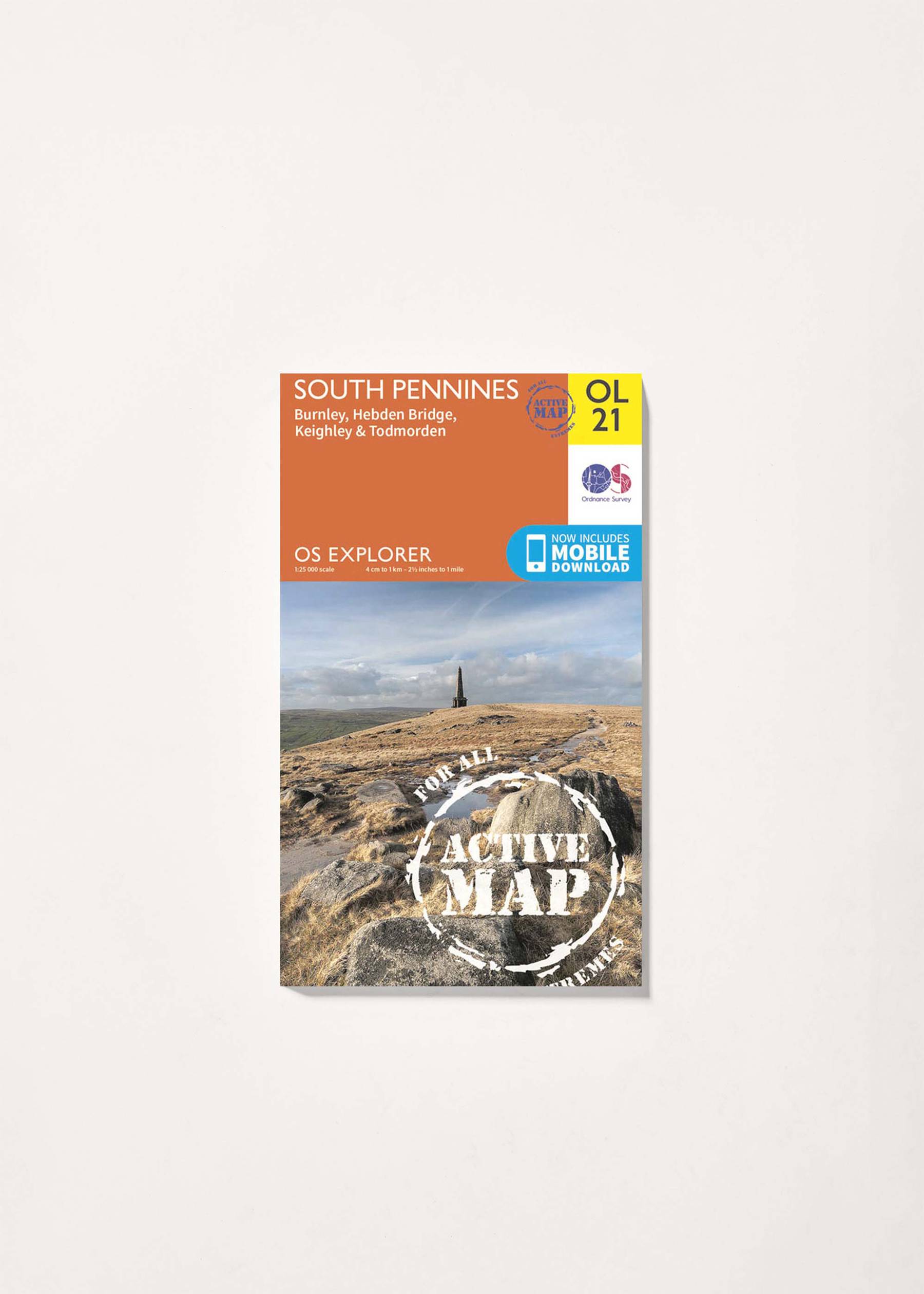 Image - 3 - South Pennines - OS Explorer Active OL21 Map
