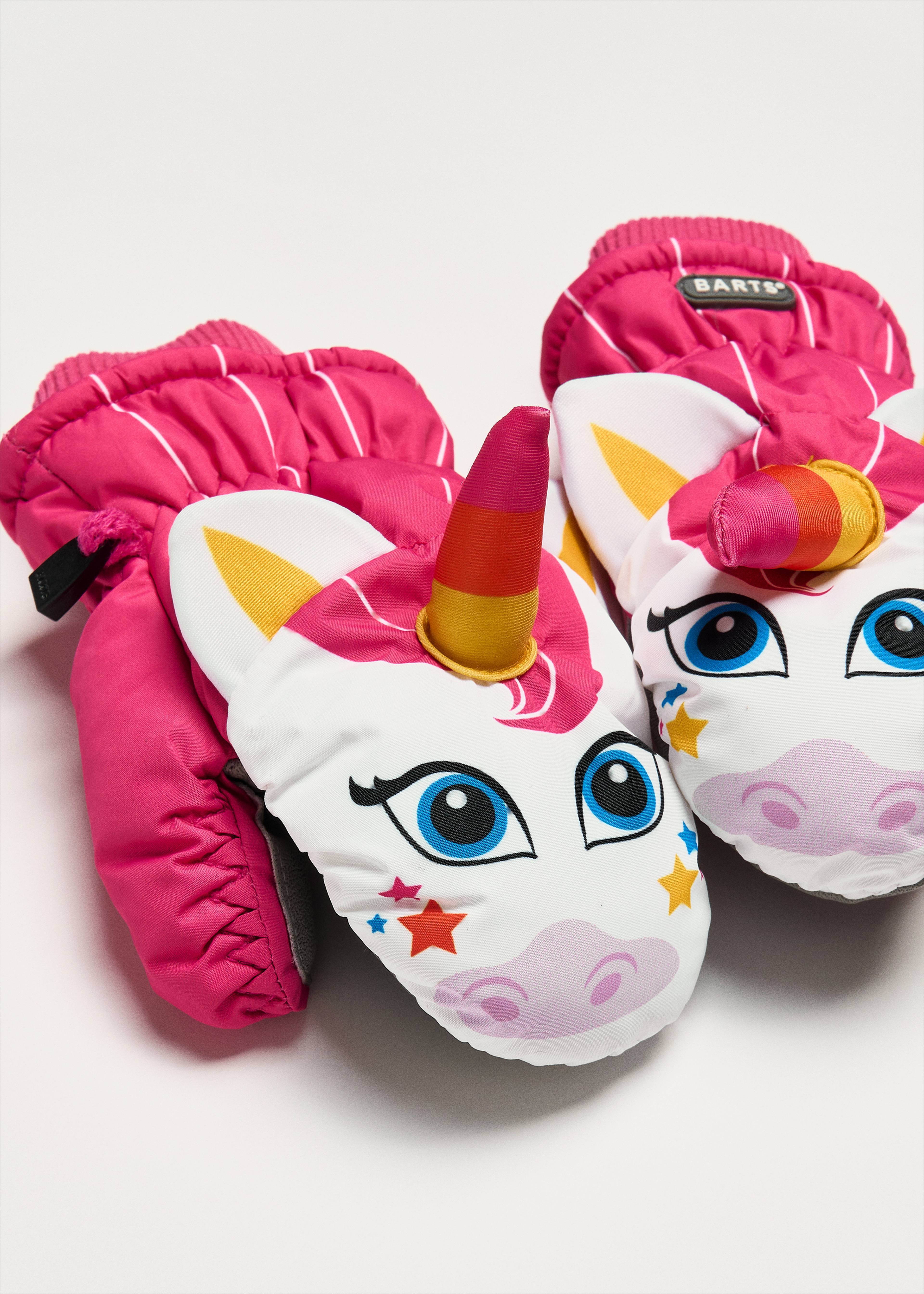 Barts Nylon Mitts Kids - Muffole Impermeabili Per Bambini Con Cordino E Fodera Morbida