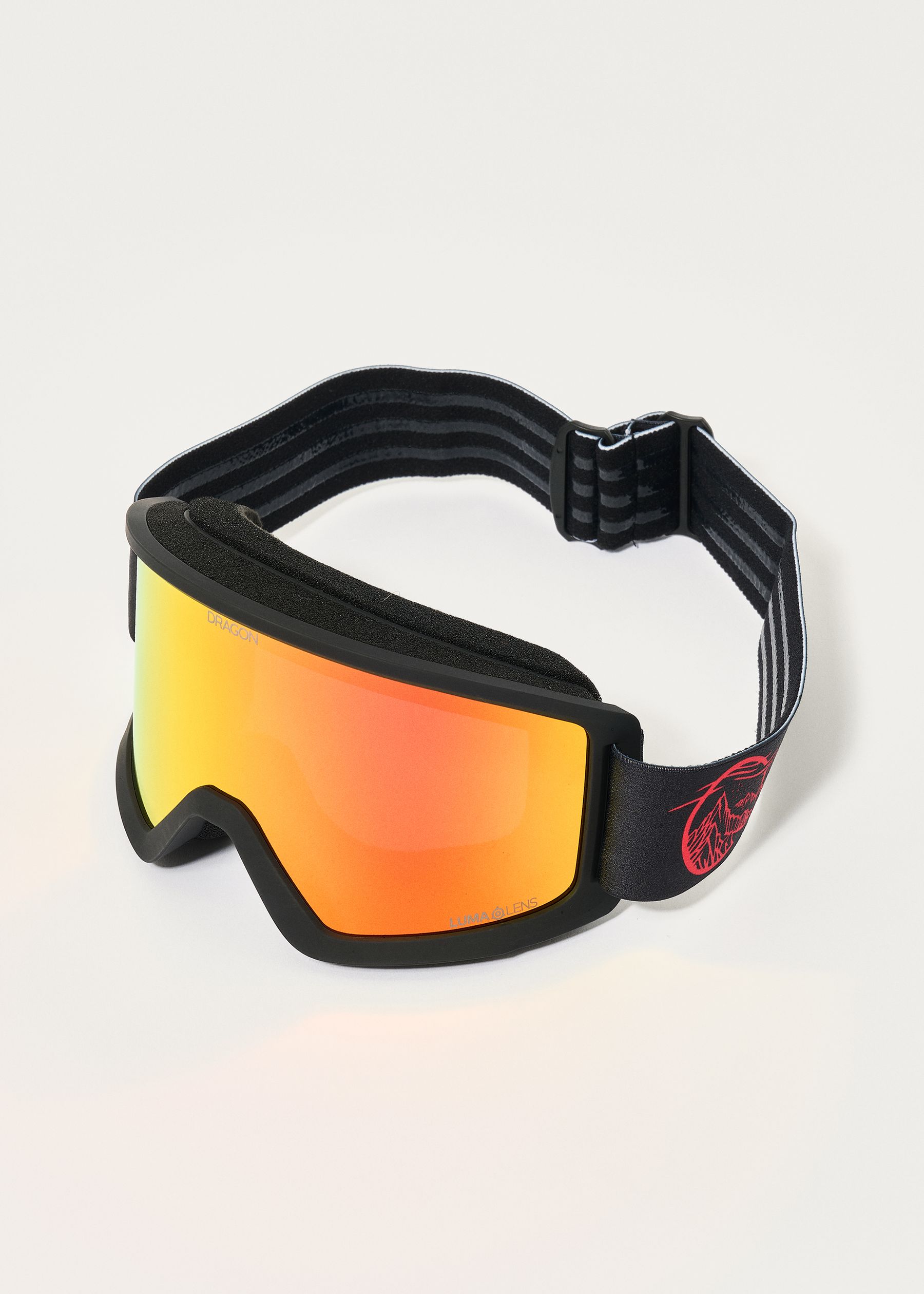 Dragon DX3 RP Roberts Black / Lumalens Red Ionized Goggles
