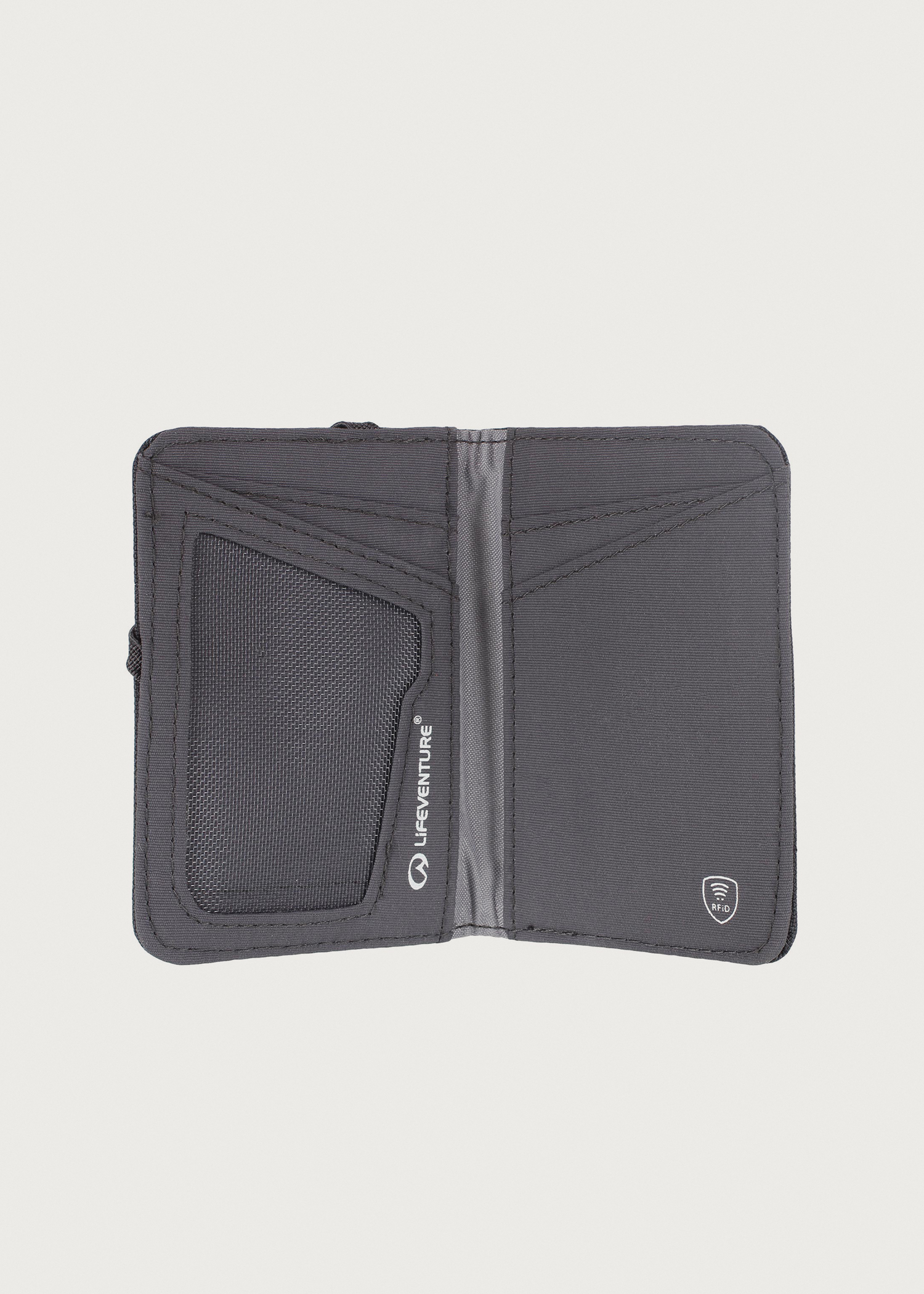 Lifeventure Men's RFID Protected Coin Wallet – Eco-Friendly Recycled Nylon