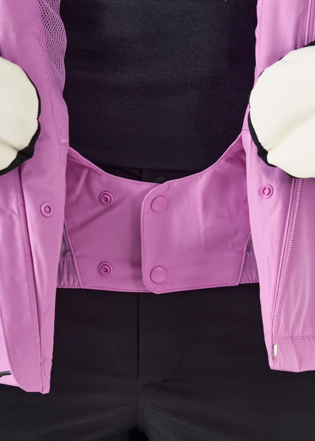 Underarm Venting Zips