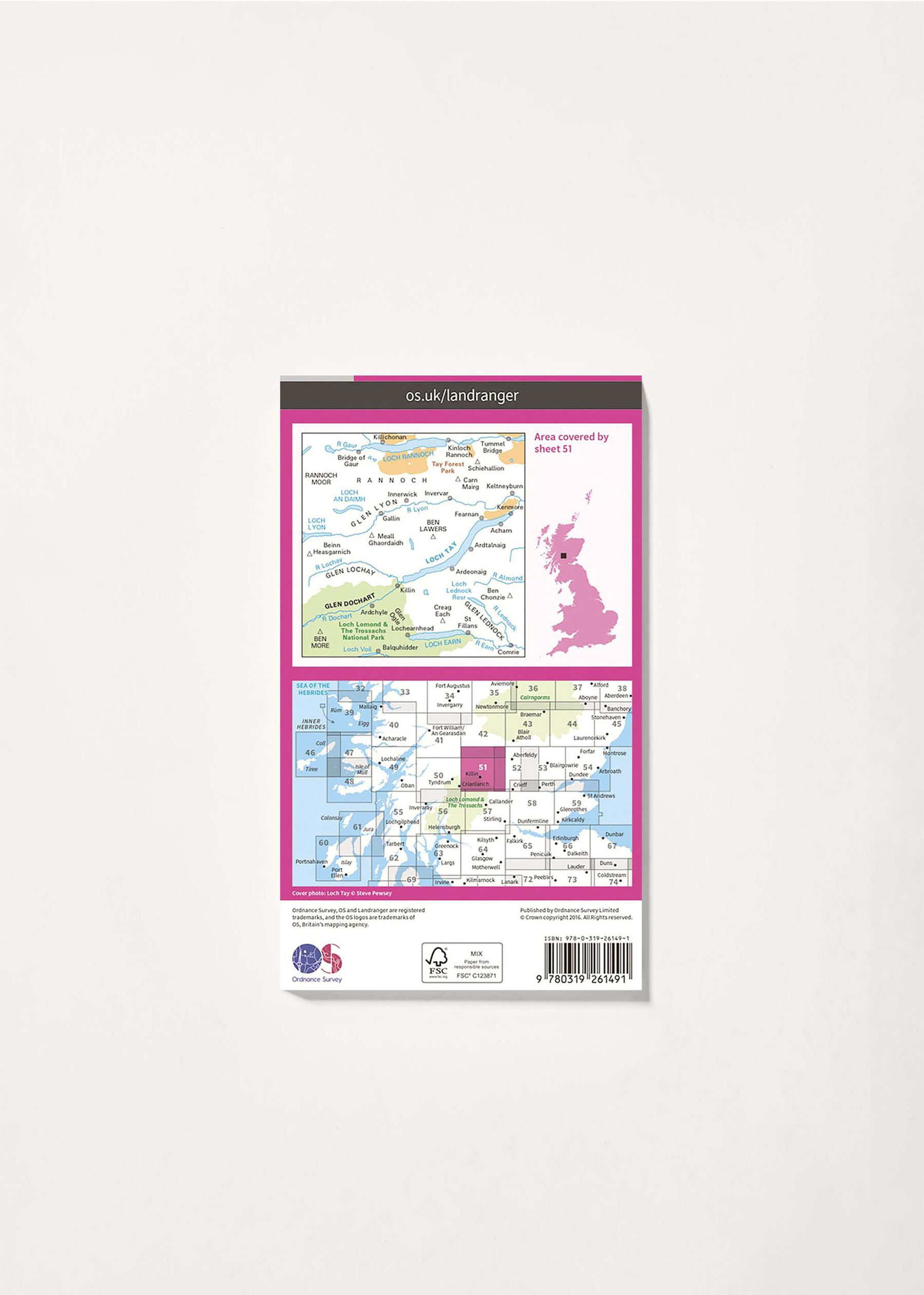 Image - 2 - Loch Tay & Glen Dochart - Landranger 51 Map