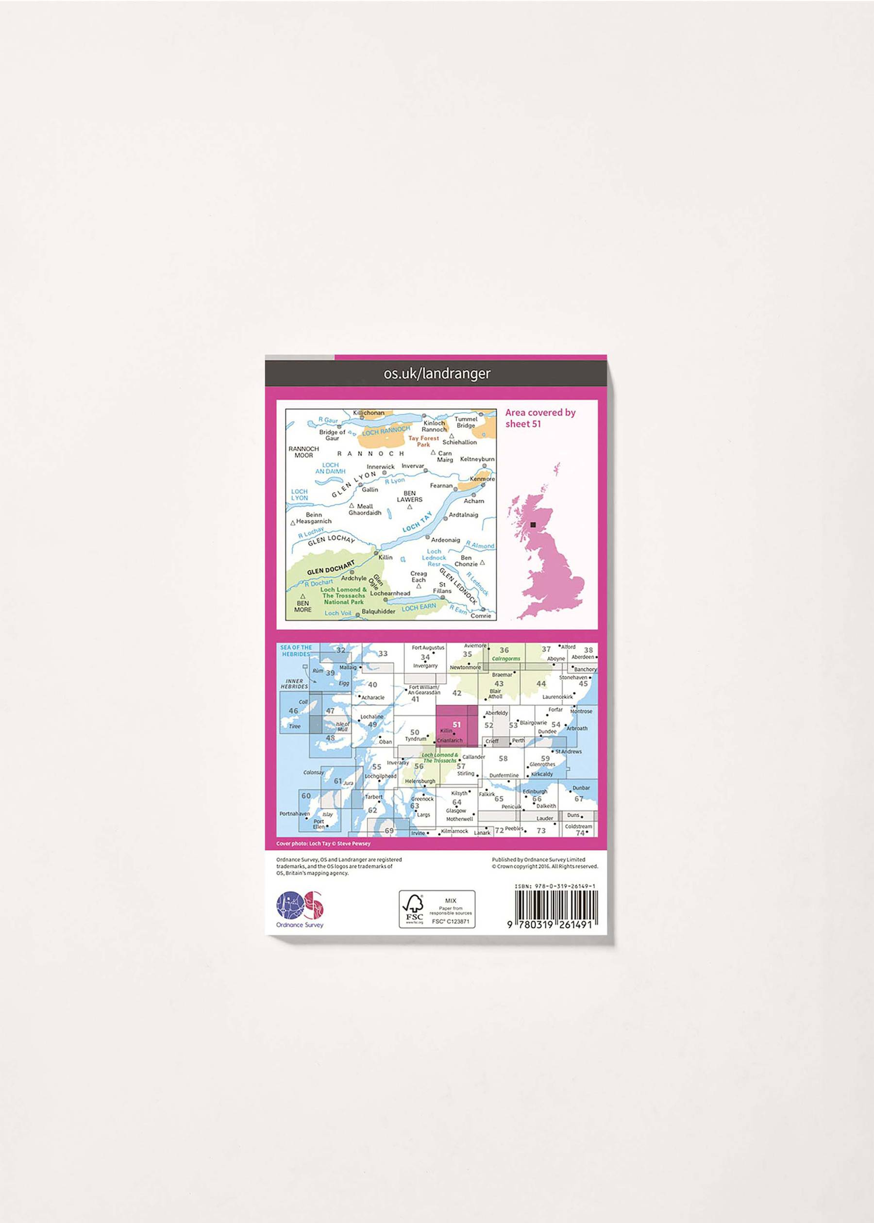 Image - 2 - Loch Tay & Glen Dochart - Landranger 51 Map