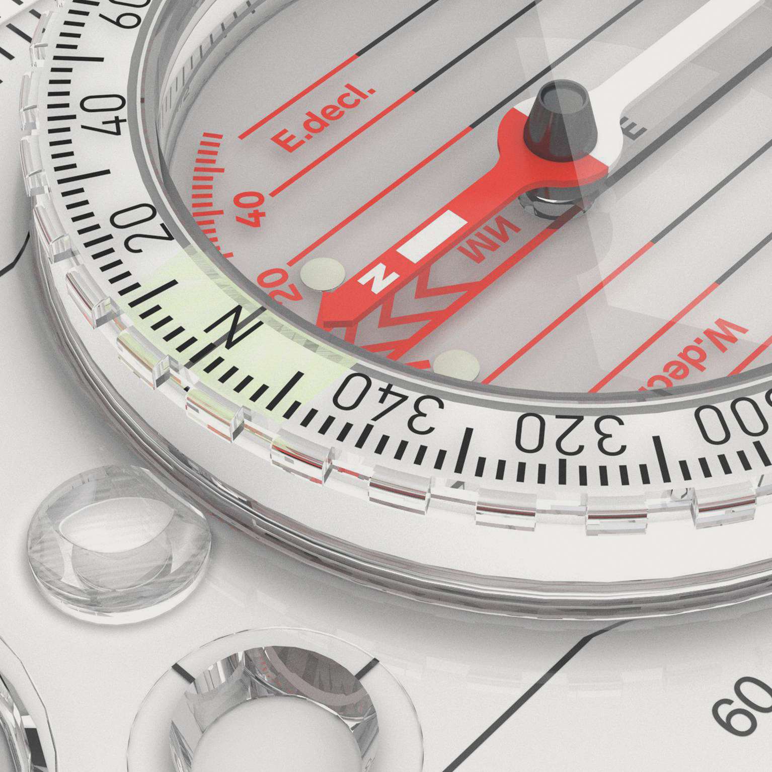 Image of Map and compass