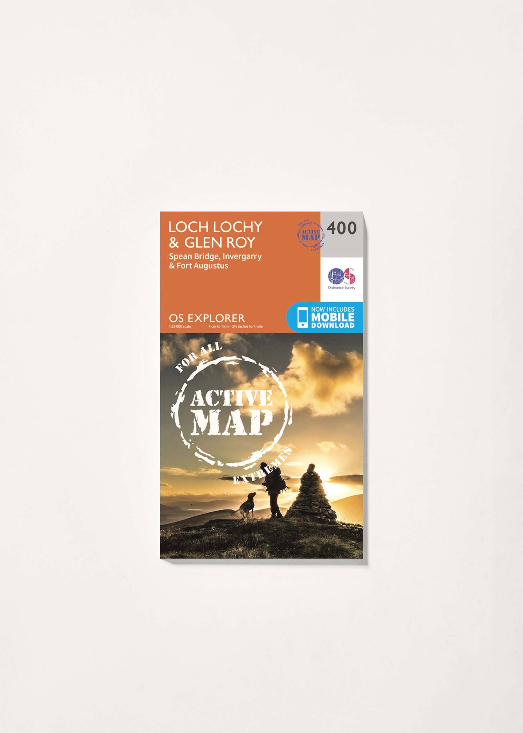 Image - 3 - Loch Lochy & Glen Roy - OS Explorer Active 400 Map