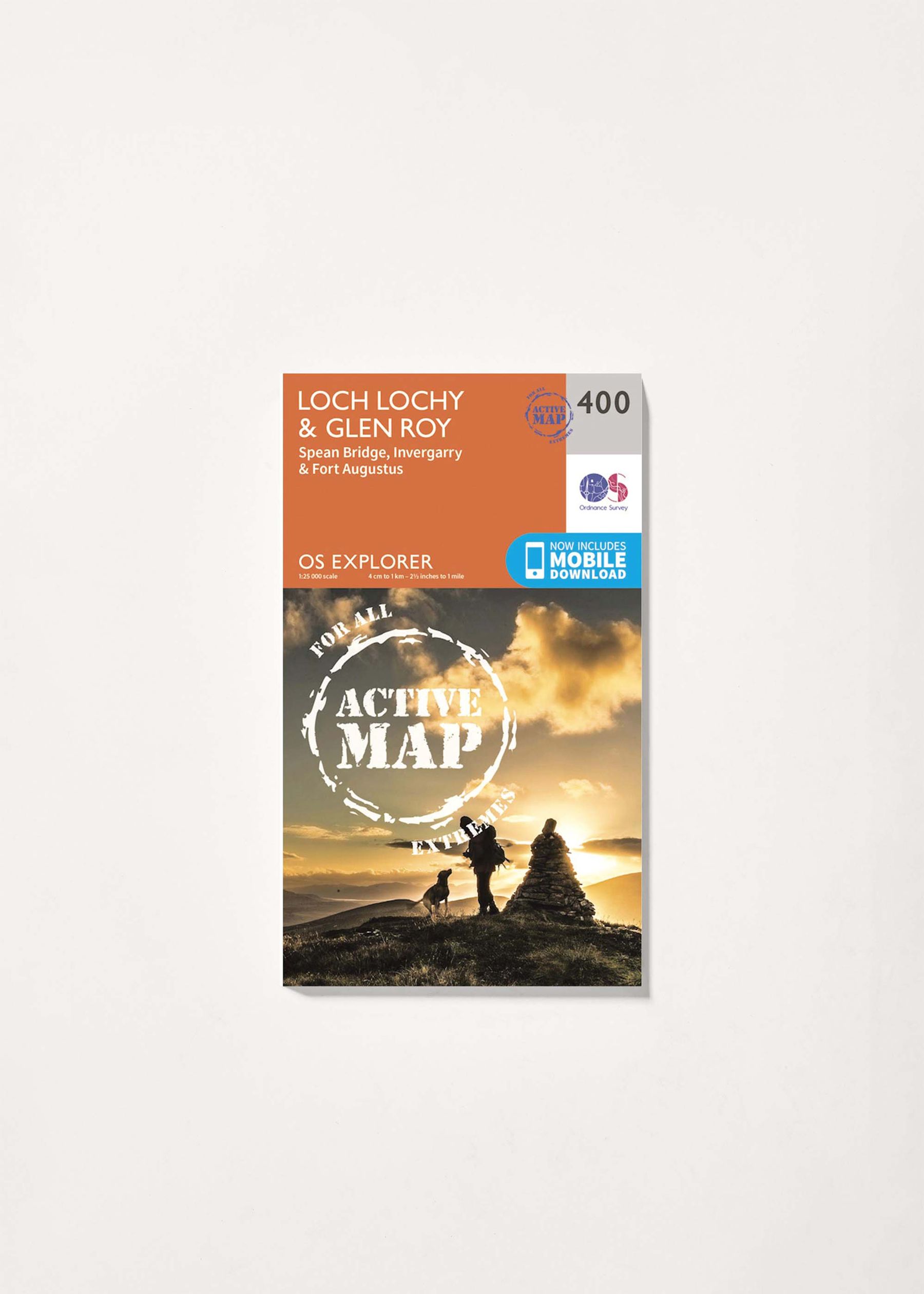 Image - 1 - Loch Lochy & Glen Roy - OS Explorer Active 400 Map