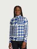 Houndstooth 1/2 Zip