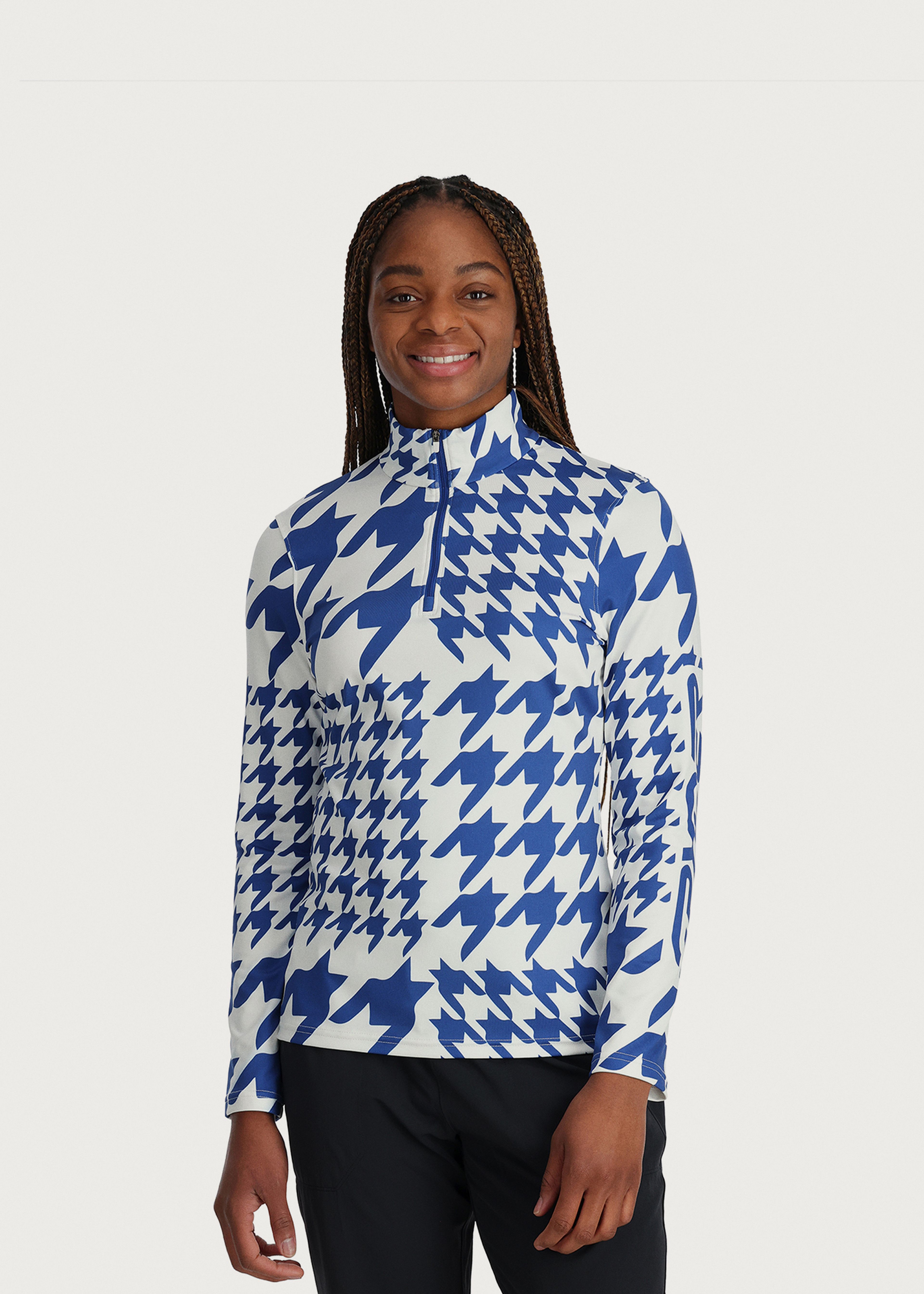 Spyder Houndstooth 1/2 Zip