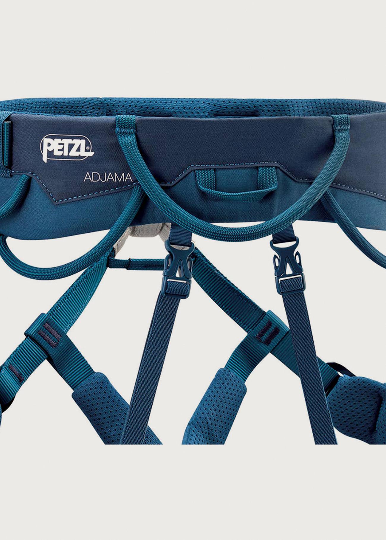 Baudrier D'escalade Petzl Adjama Taille M - Rouge Foncé, Réglable, Confortable, Avec Boucles De Rangement - 11