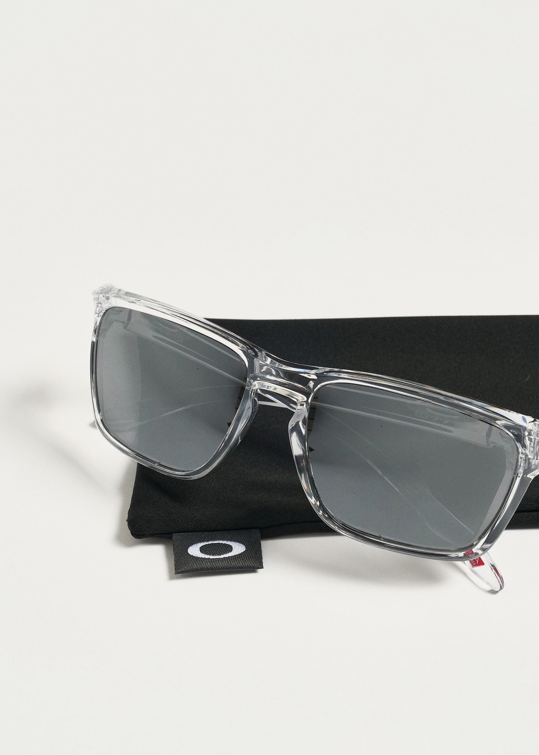 小物 OAKLEY Sylas Prizm Black Polished Clear Oakley Sylas Polished Clear / Prizm Black Sunglasses