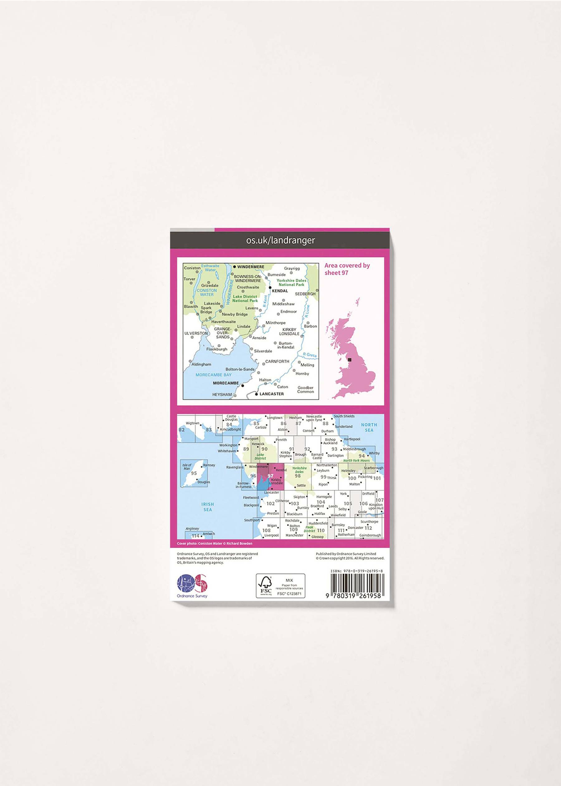 Image - 2 - Kendal, Morecambe, Windermere & Lancaster - Landranger 97 Map
