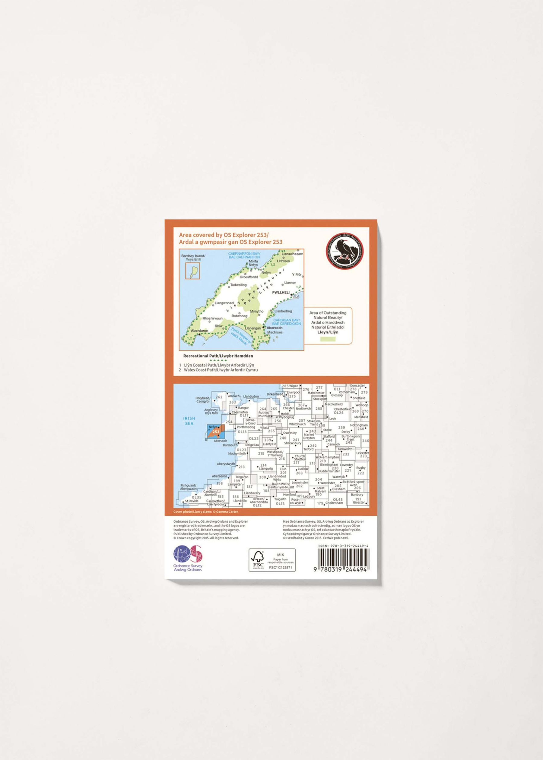 Image - 2 - Lleyn Peninsula West - OS Explorer 253 Map