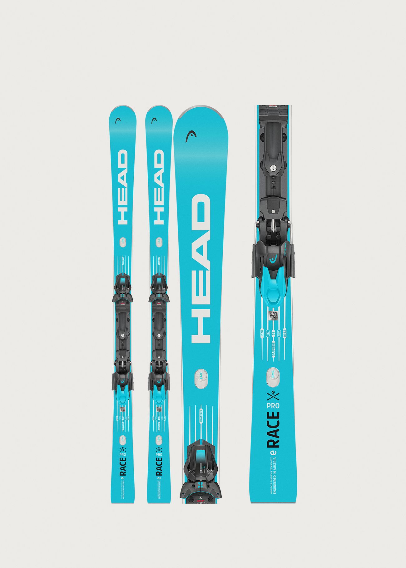Head WC Rebels e-Race Pro Skis + Freeflex 14 GW Bindings