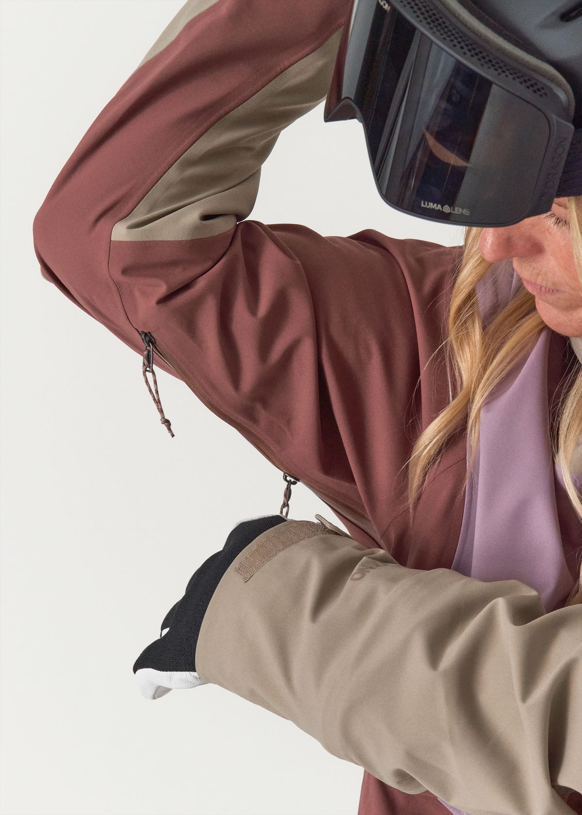 Underarm Venting Zips