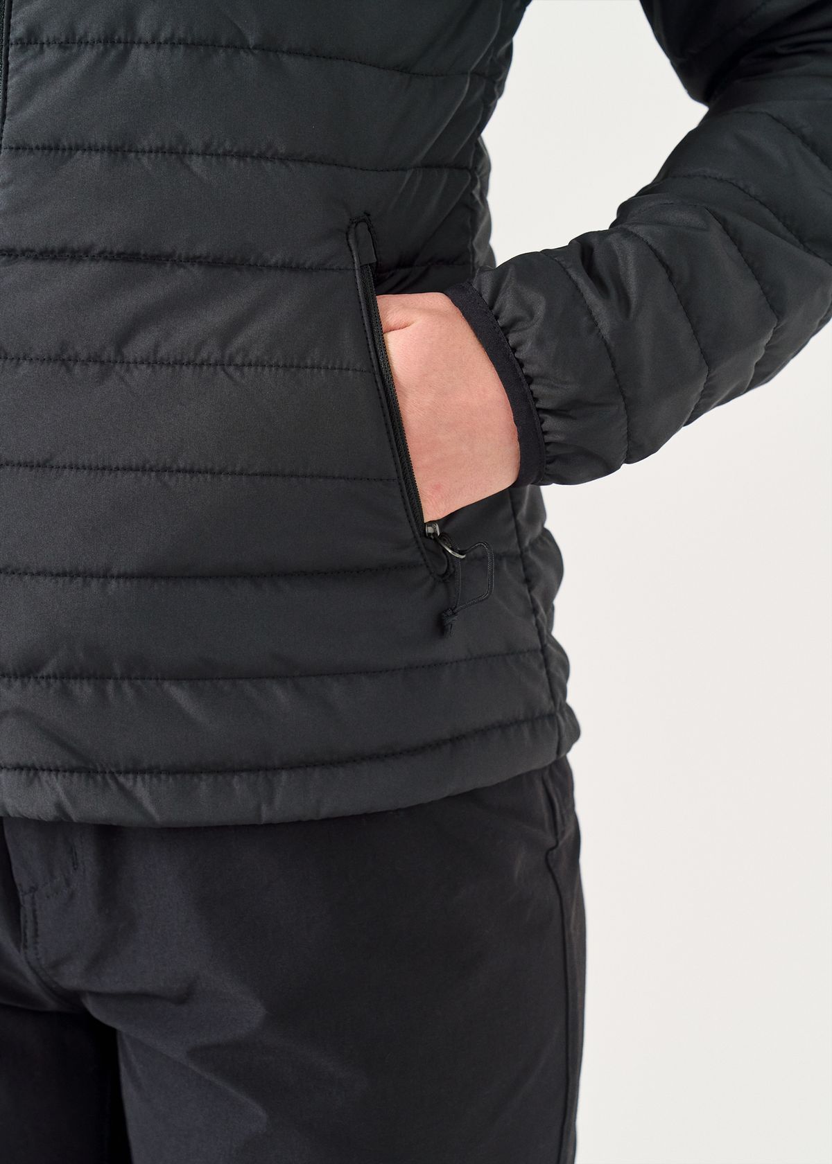 Zipped hand pockets on both jackets 