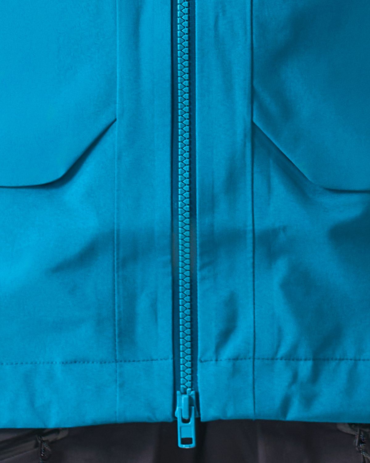 Two-way front zip