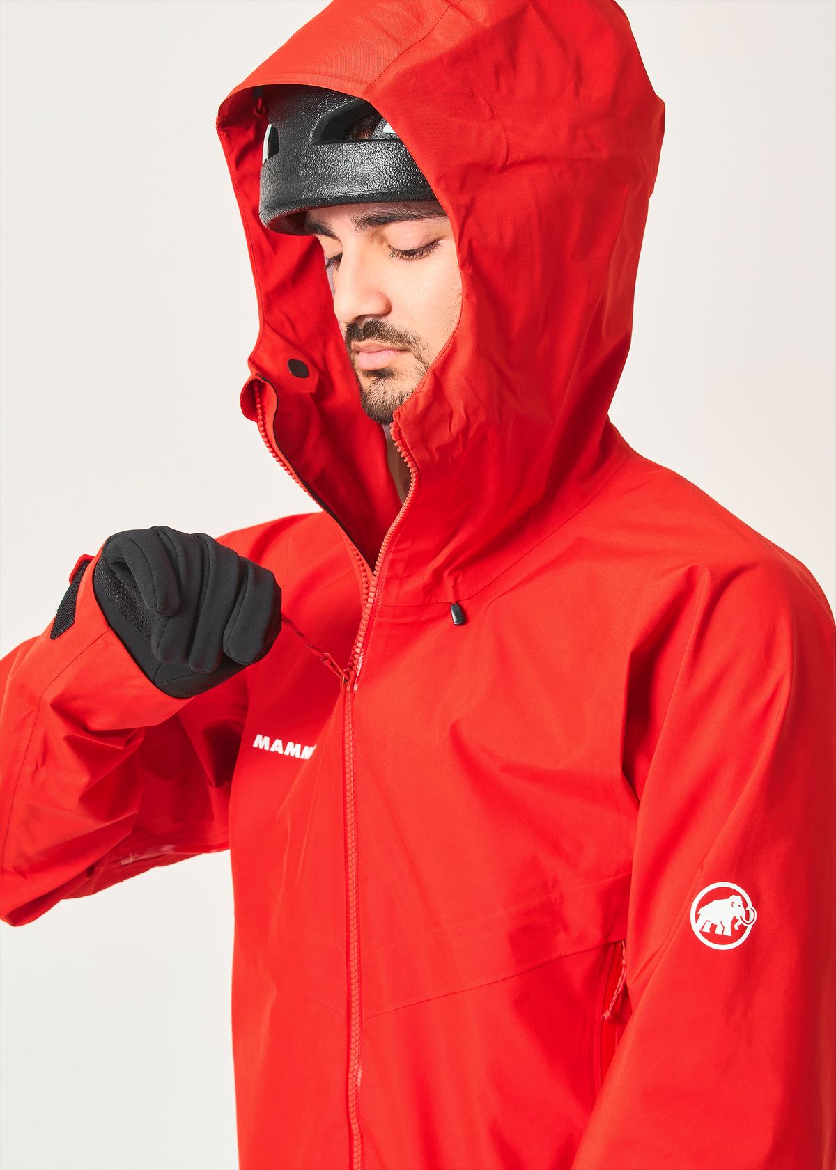 Helmet compatible hood