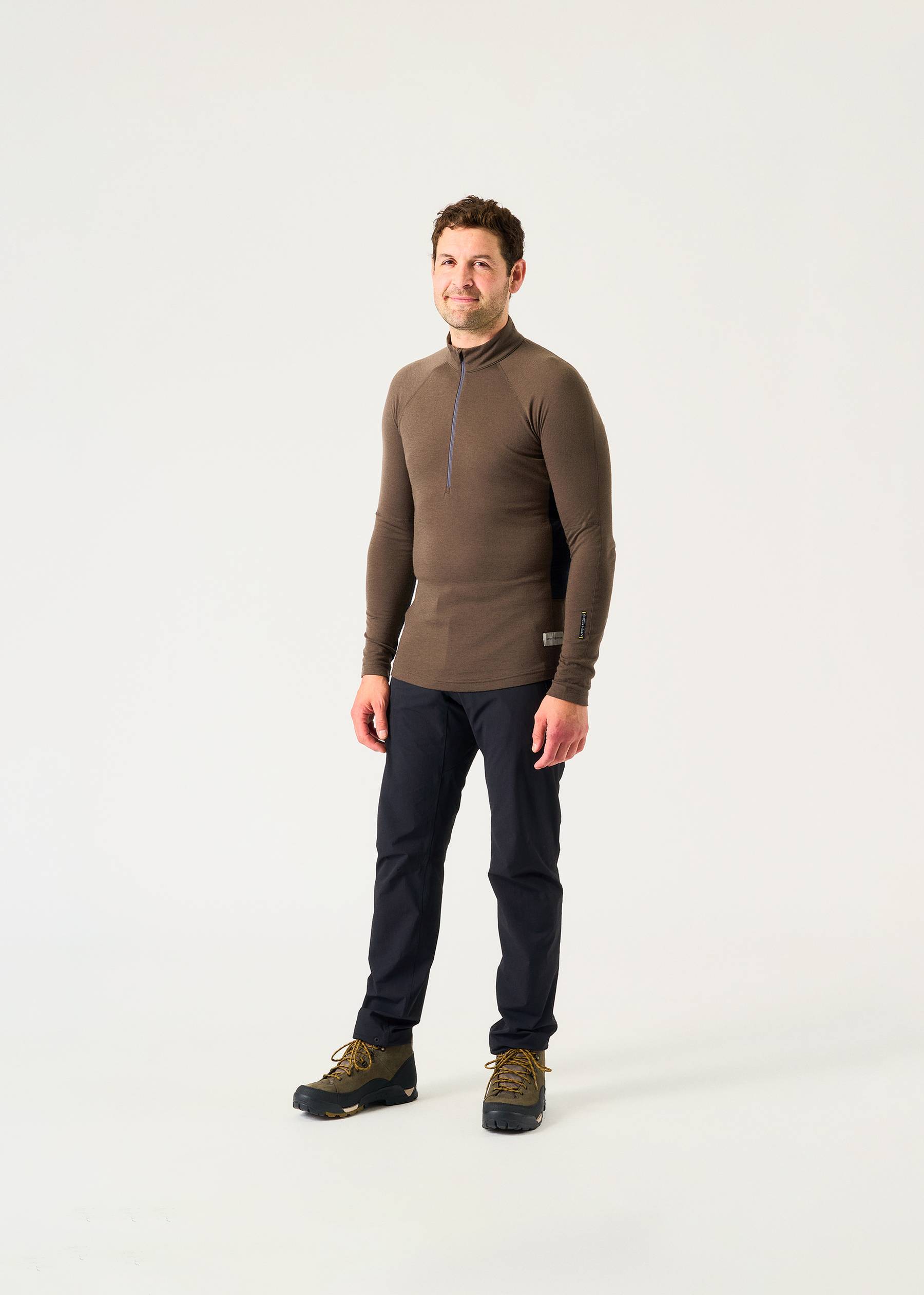 Image - 2 - Flatiron 185 Merino Long Sleeve Zip Neck