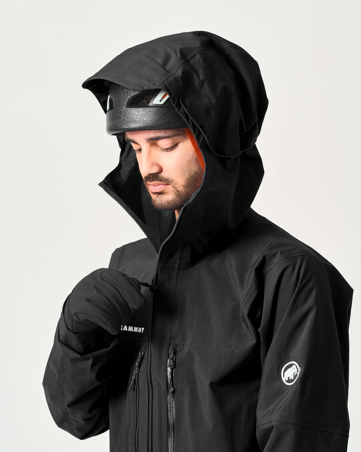 Helmet compatible hood