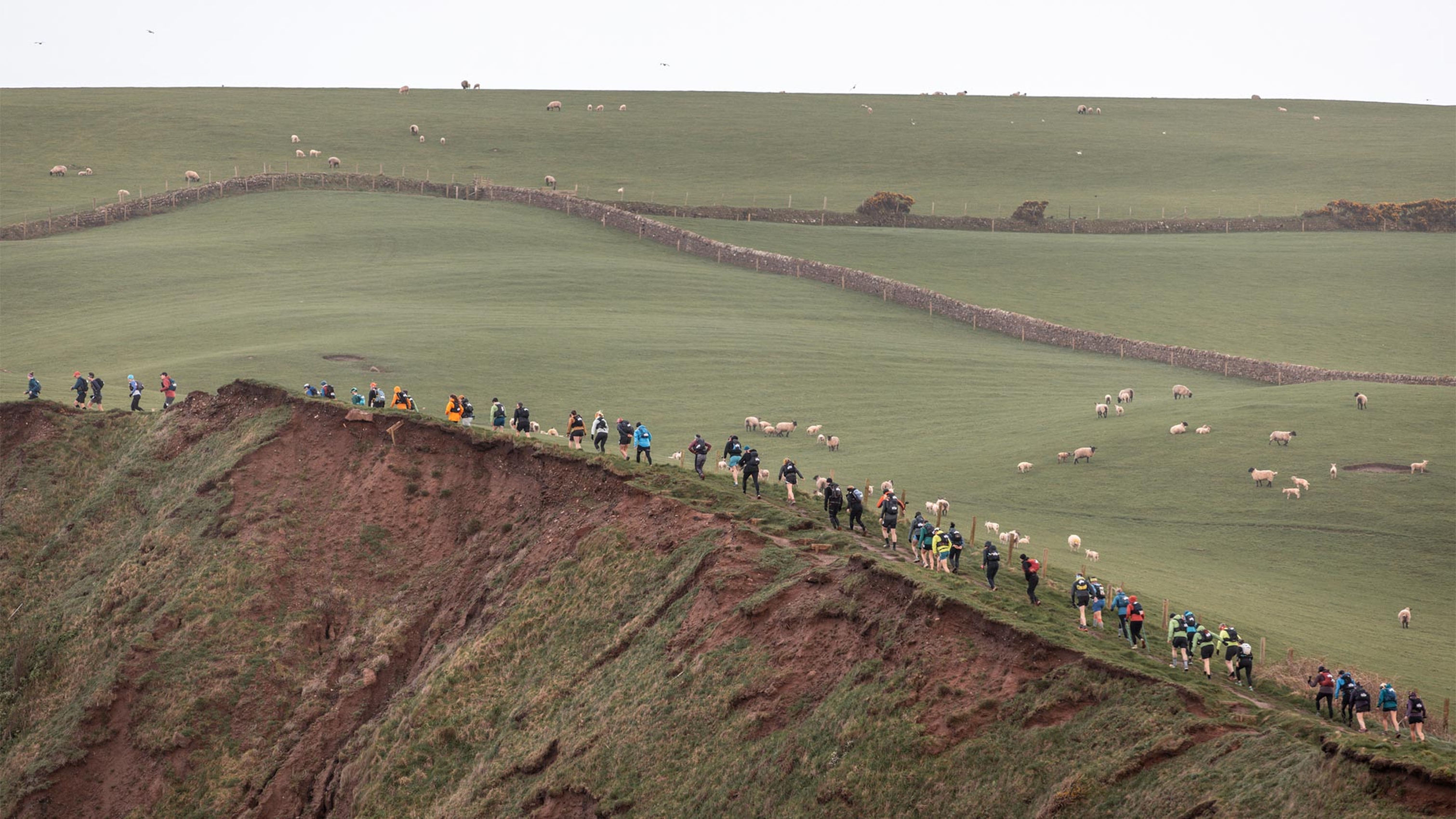 group of people doing the Northern Traverse