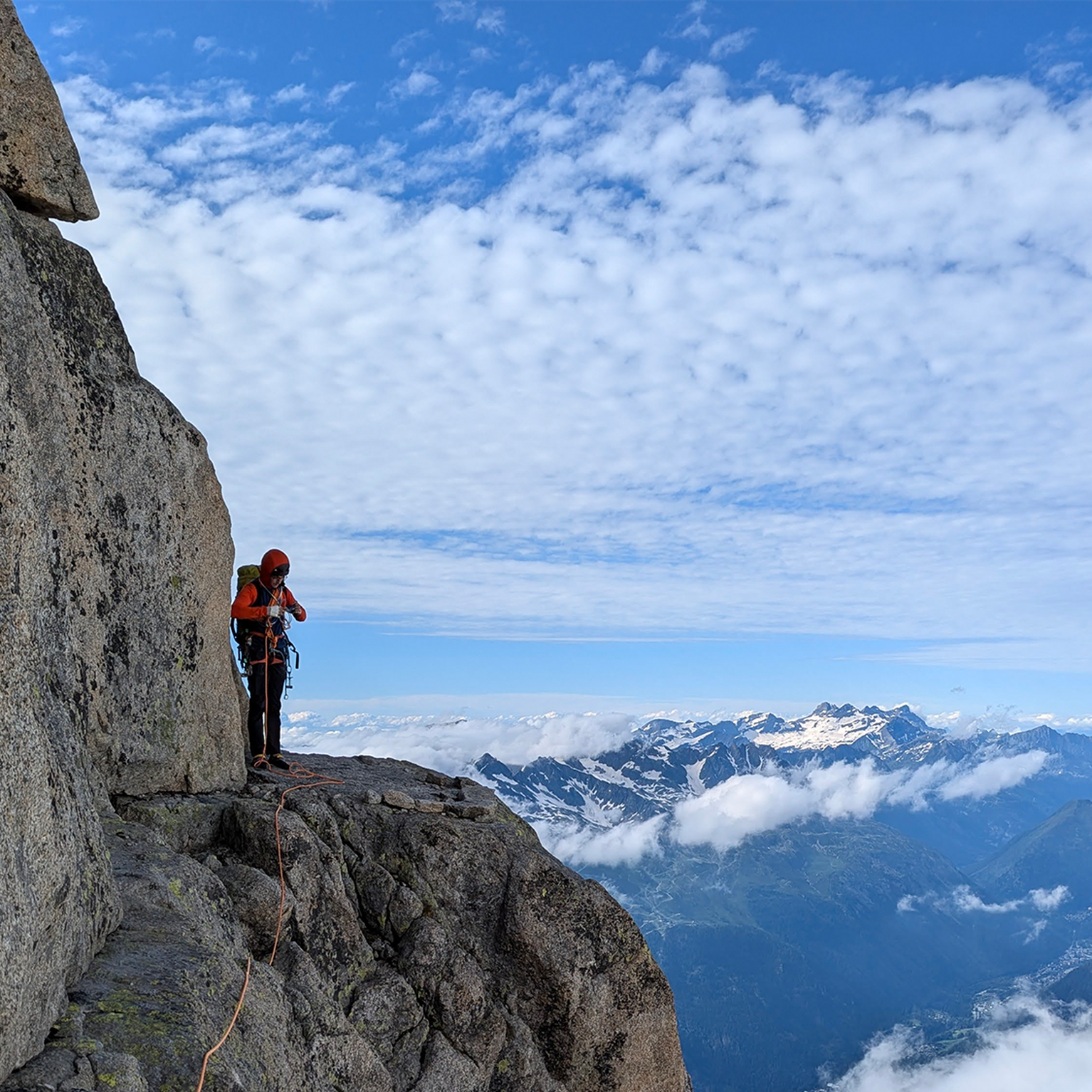 Image of Climbing in the Alps
