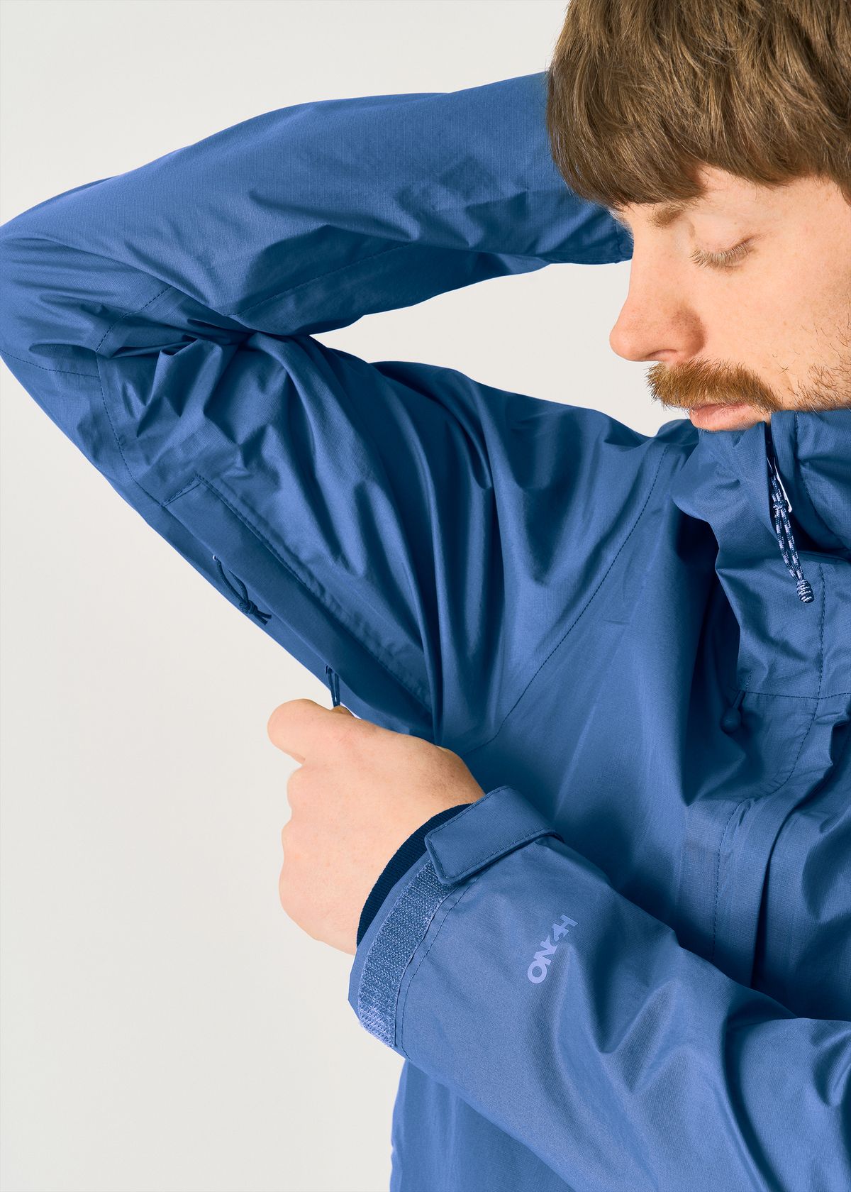 Pit zips with storm flaps