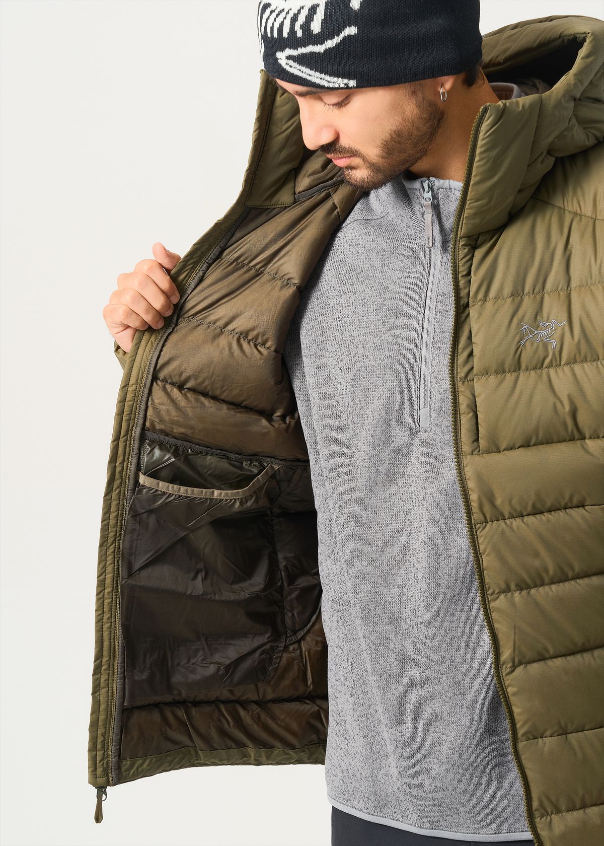  Internal drop pockets 