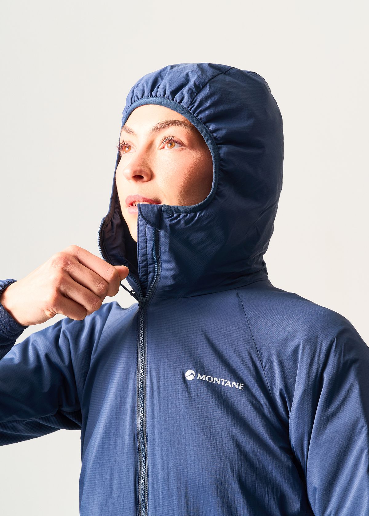Elasticated hood