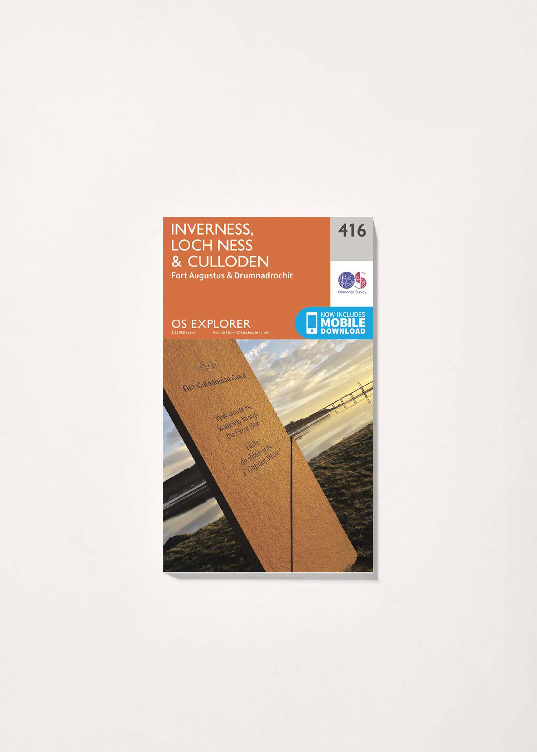 Image - 3 - Inverness, Loch Ness & Culloden - OS Explorer 416 Map