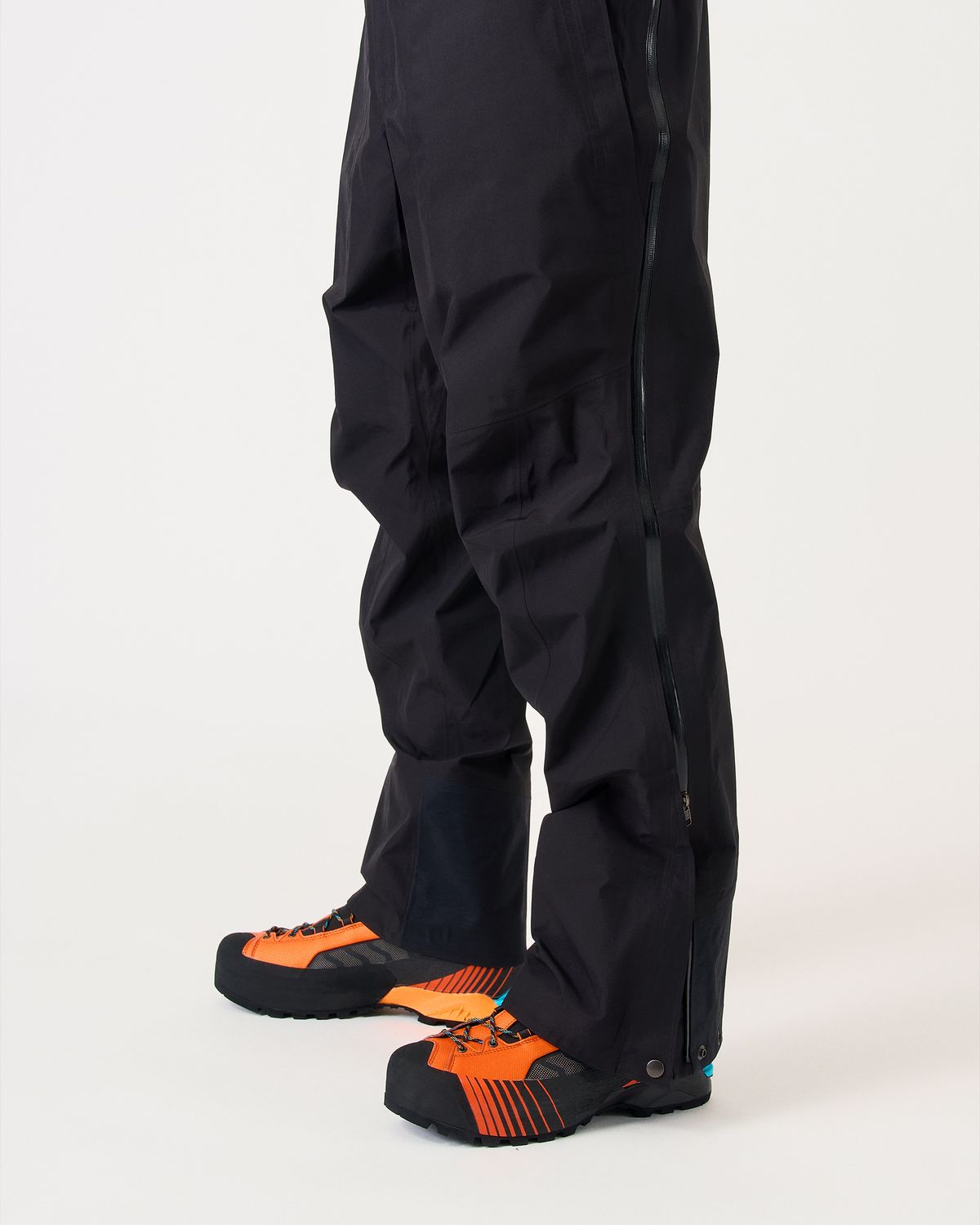  Full length side zips 