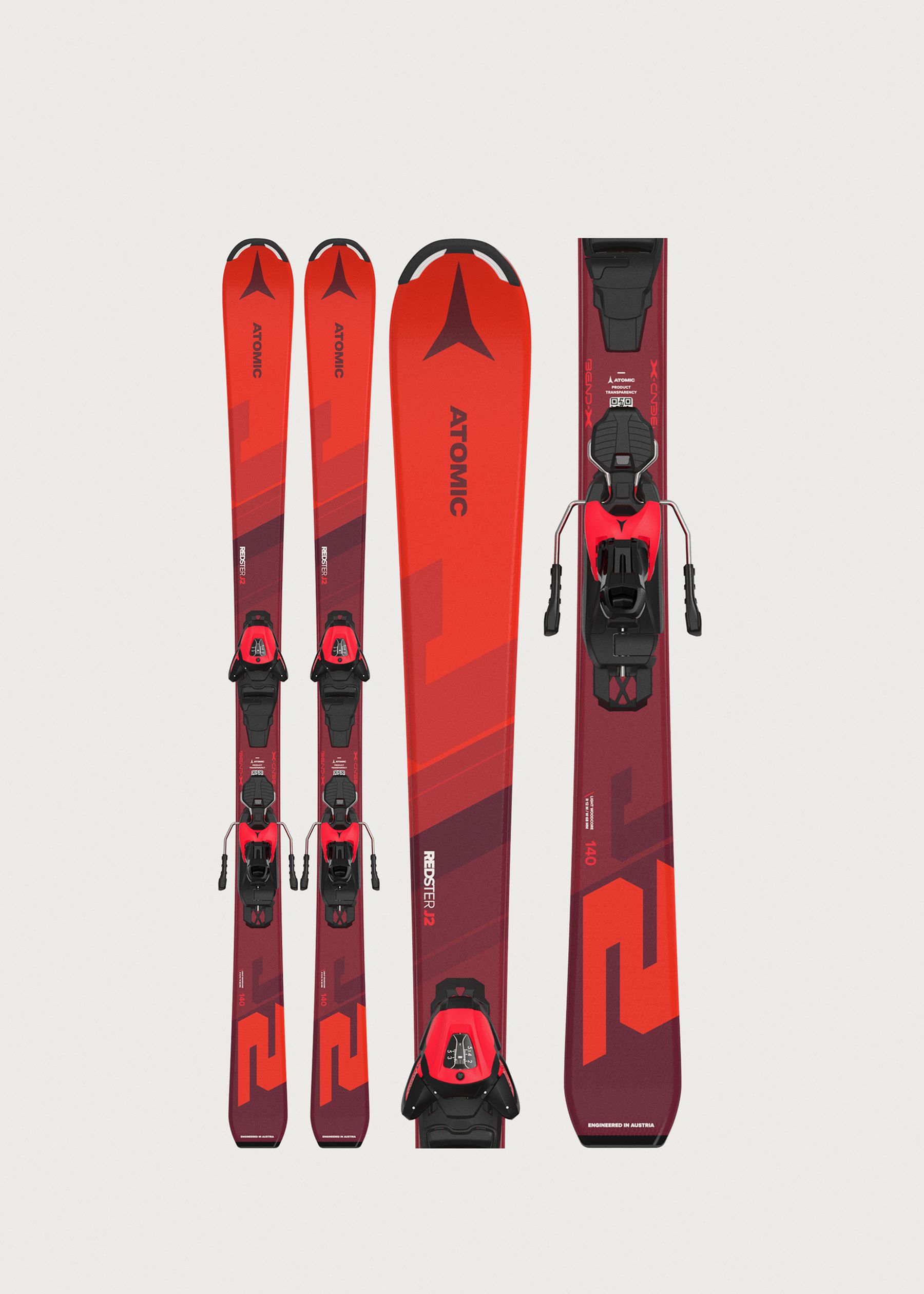 Image - 1 - Redster J2 130-150cm Youth Skis + L 6 GW Bindings