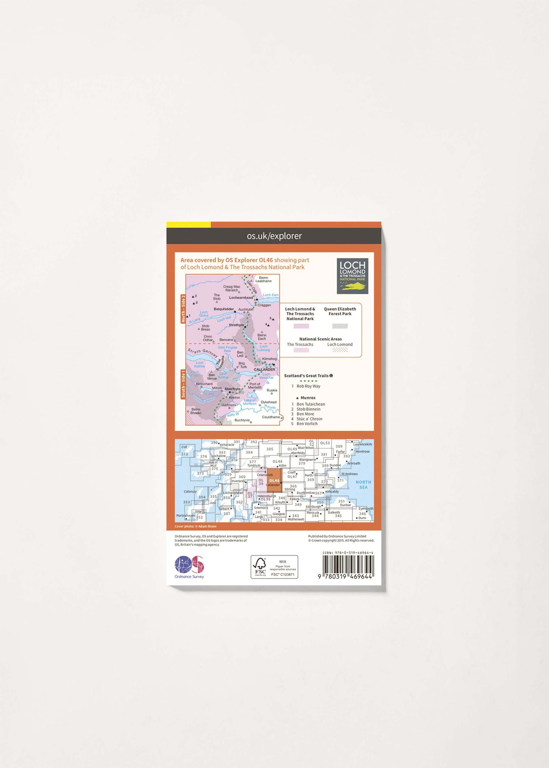 Image - 2 - The Trossachs - OS Explorer Active OL46 Map