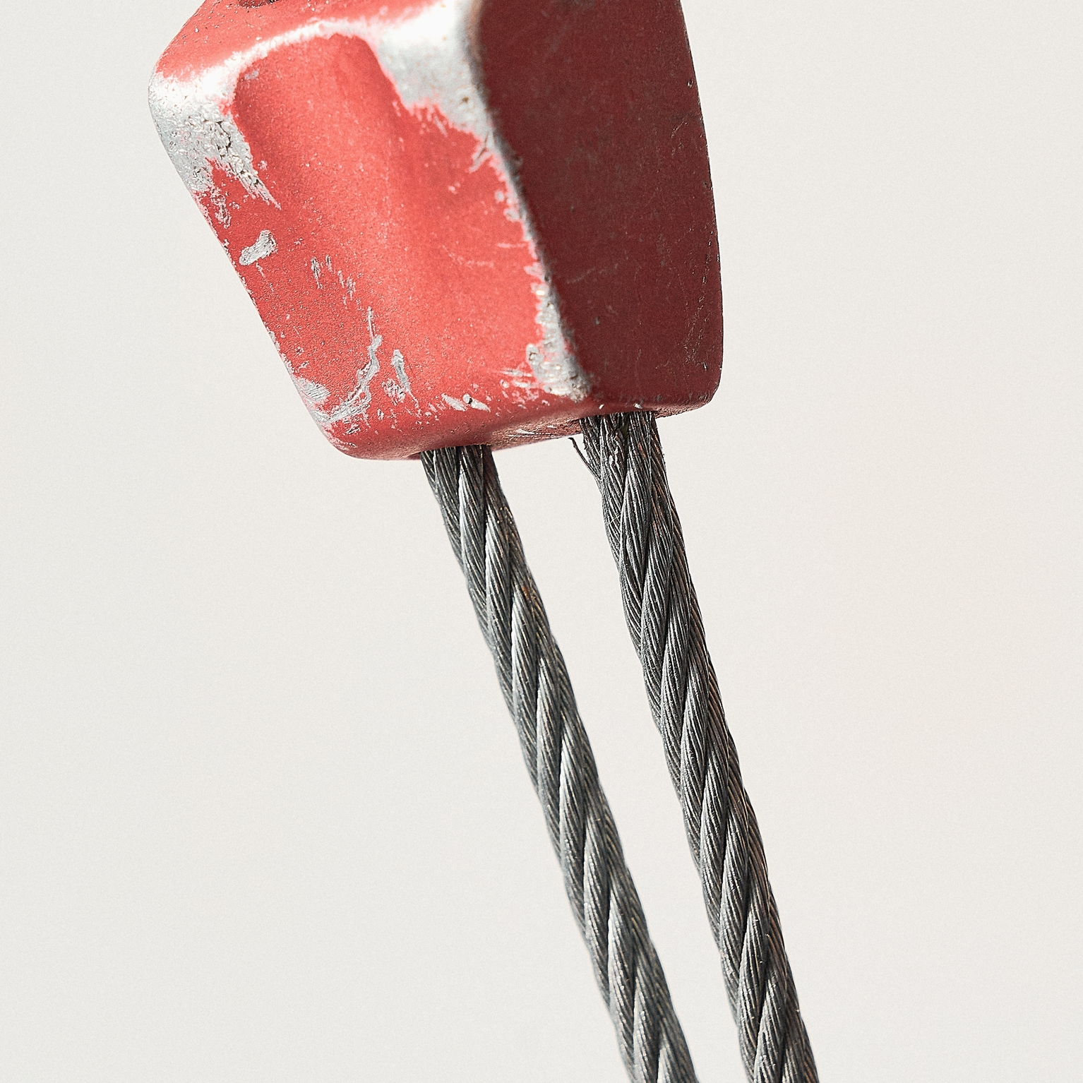 Image of Damage where the cable meets the metal head