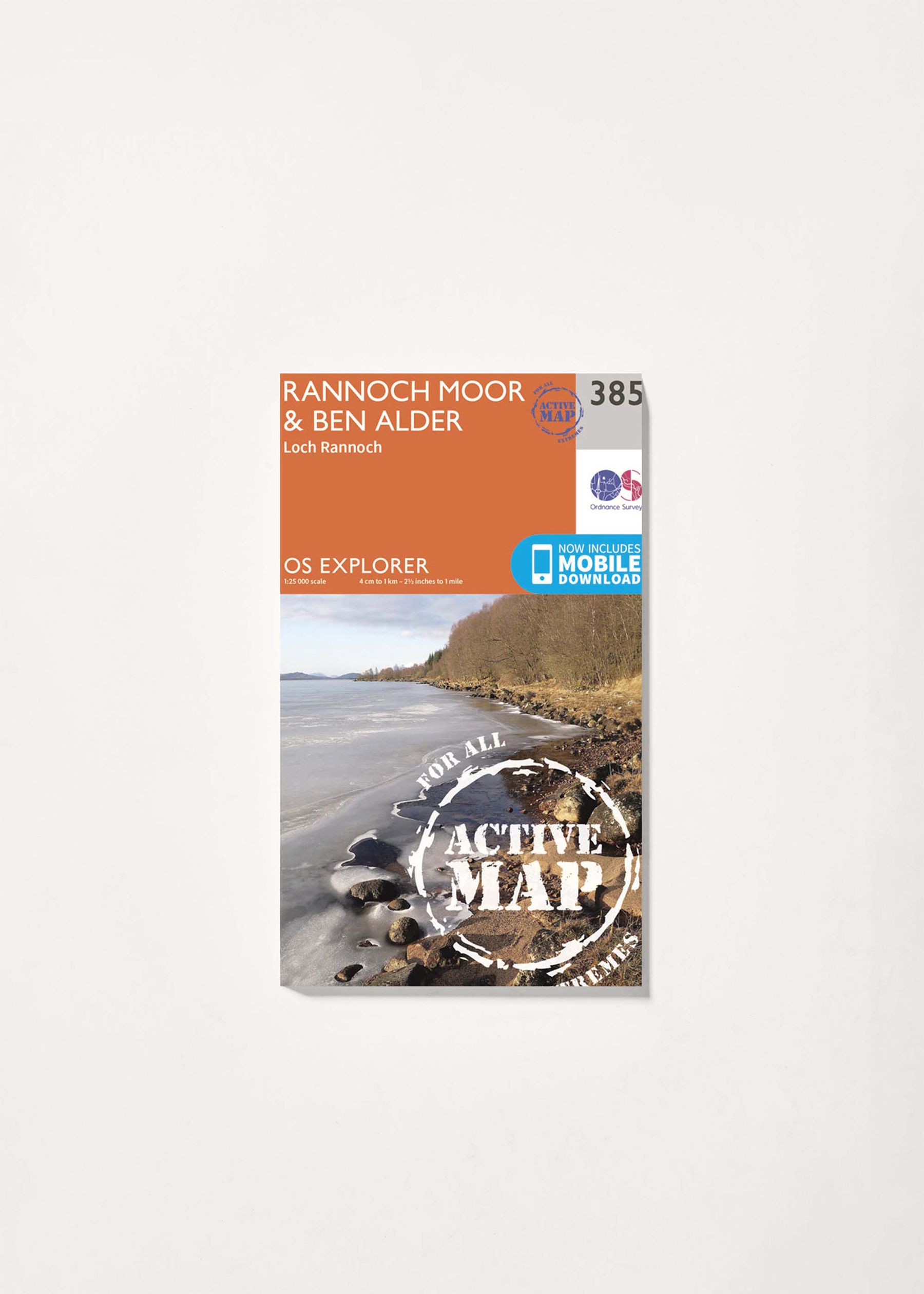 Image - 1 - Rannoch Moor & Ben Alder - OS Explorer Active 385 Map