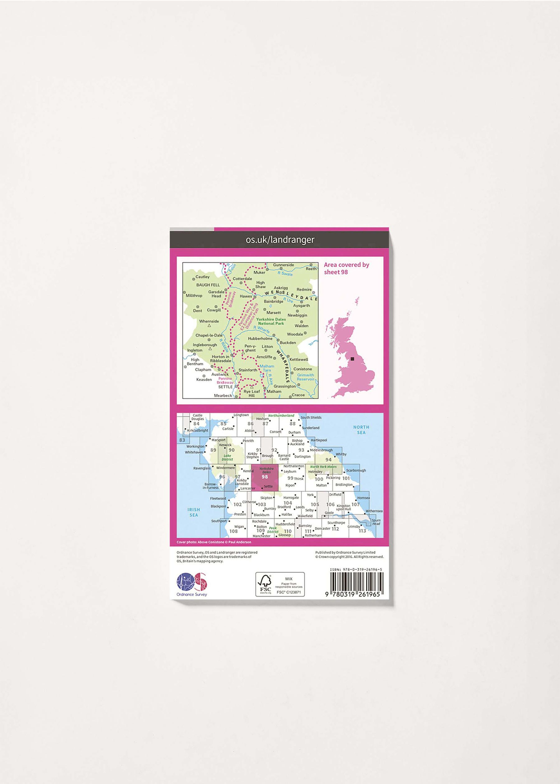 Image - 2 - Wensleydale & Upper Wharfedale - Landranger 98 Map